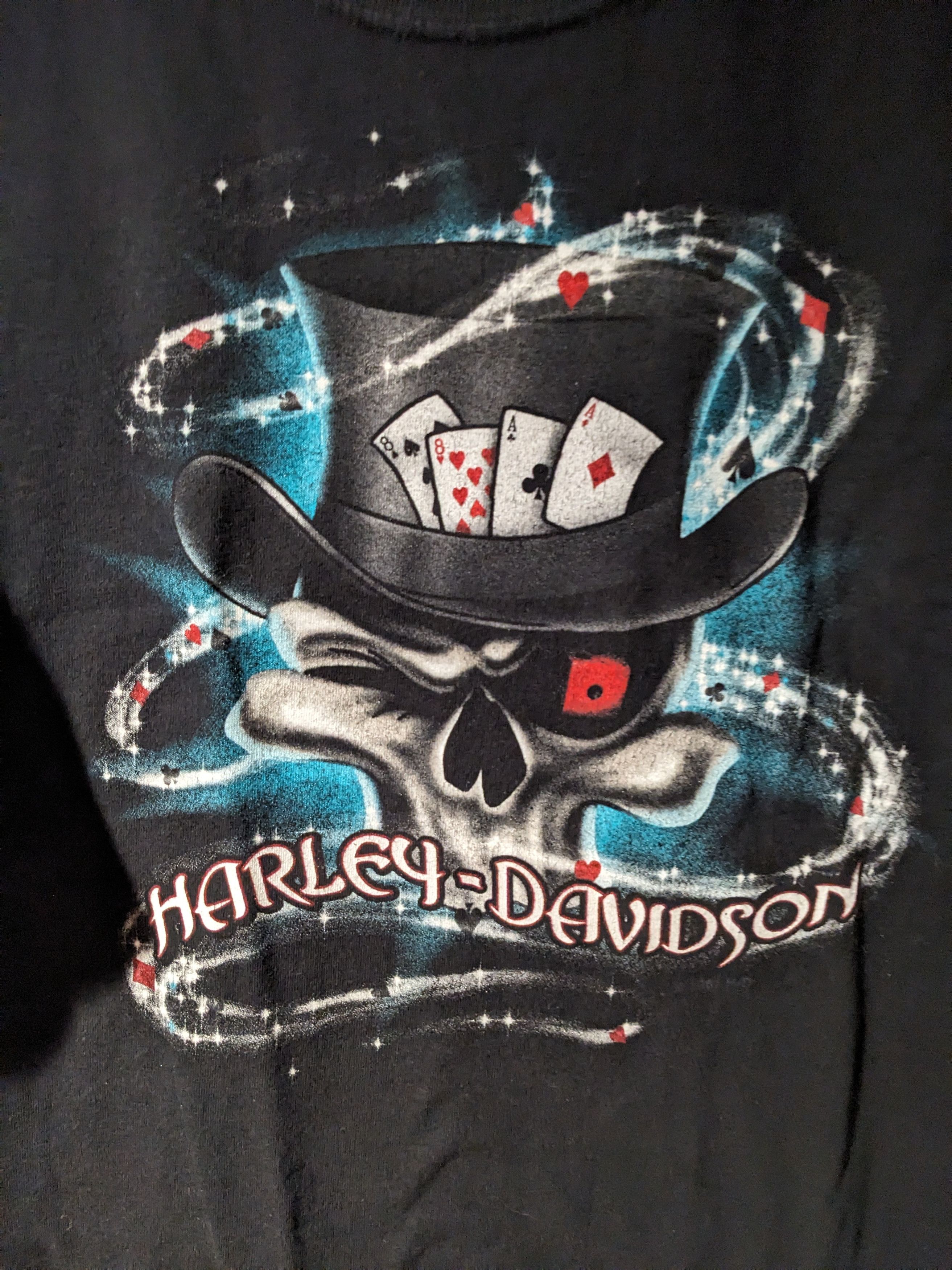 Harley Davidson Vintage 2007 Harley Davidson Skull Magic X-Large T-Shirt Size US XL / EU 56 / 4 - 2 Thumbnail