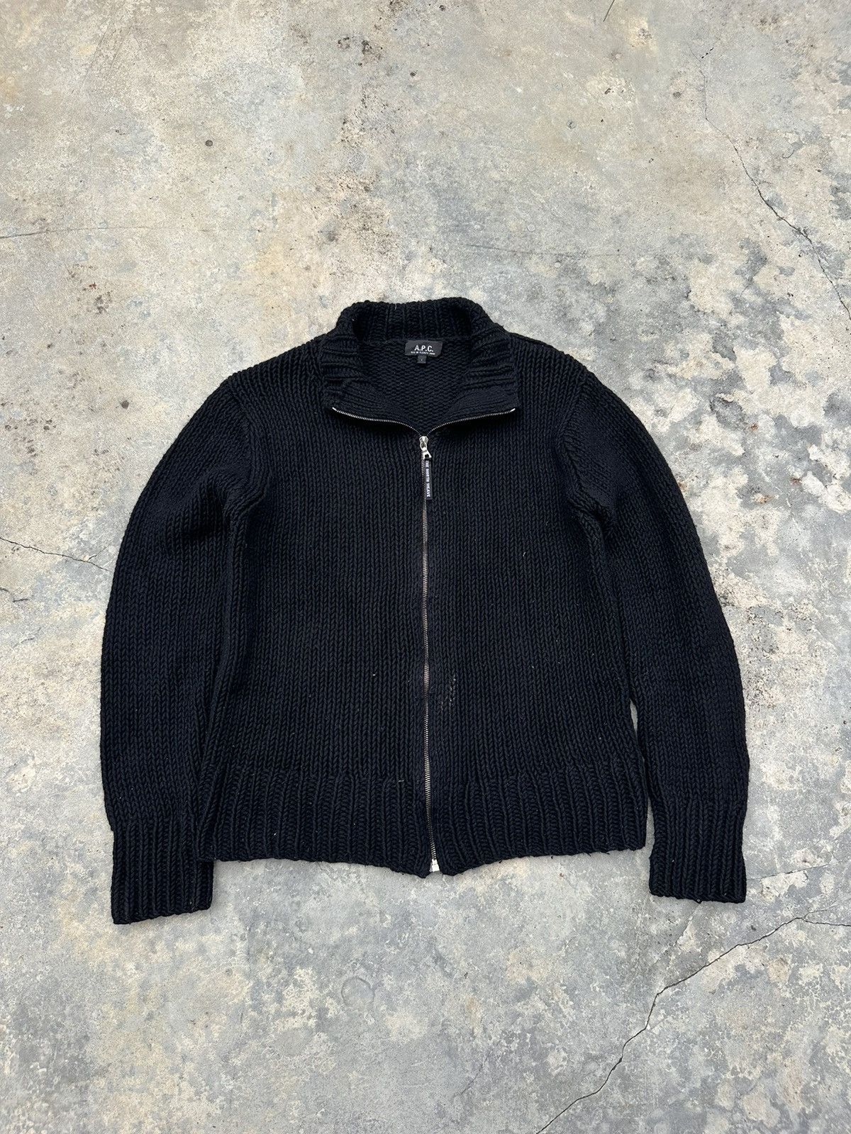 A.P.C. A.P.C knitted zipper Size US S / EU 44-46 / 1 - 1 Thumbnail