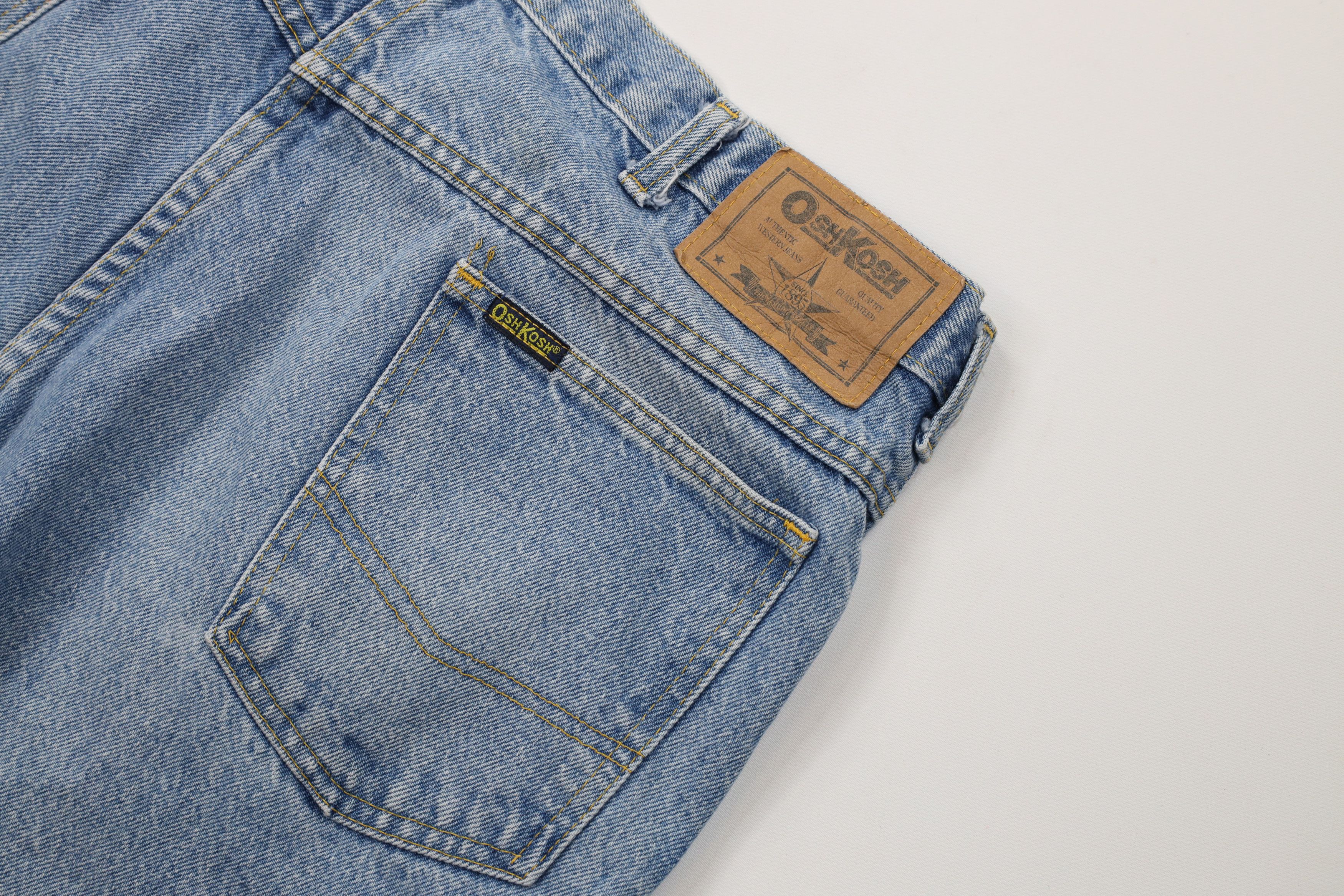 Vintage Vintage 70s OshKosh B'Gosh Wide Leg Denim Jeans Blue USA Size US 36 / EU 52 - 13 Thumbnail