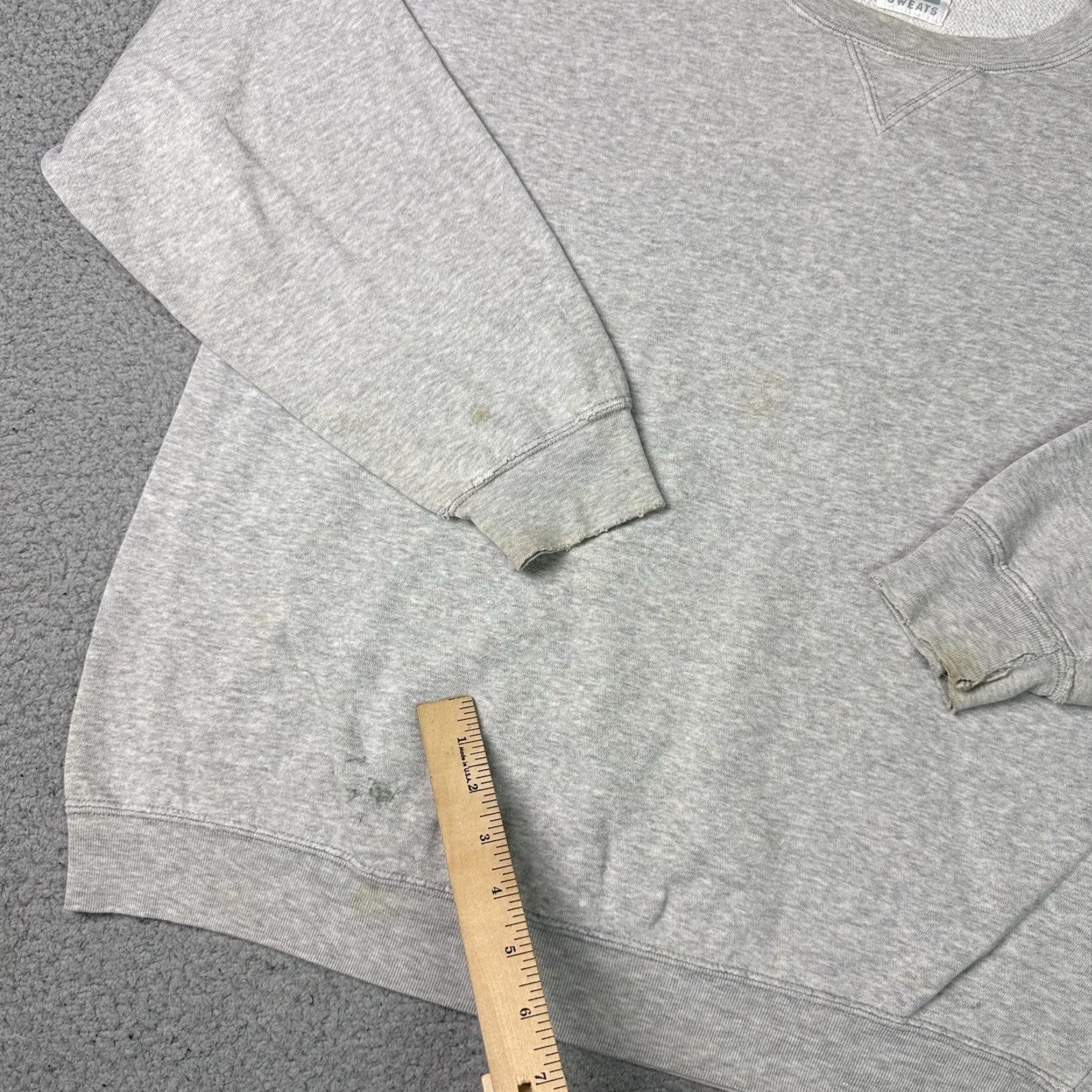 Gap VINTAGE Gap Sweatshirt Men M Gray Lightweight Sweater Heather Sweats 90s M Size US M / EU 48-50 / 2 - 5 Thumbnail