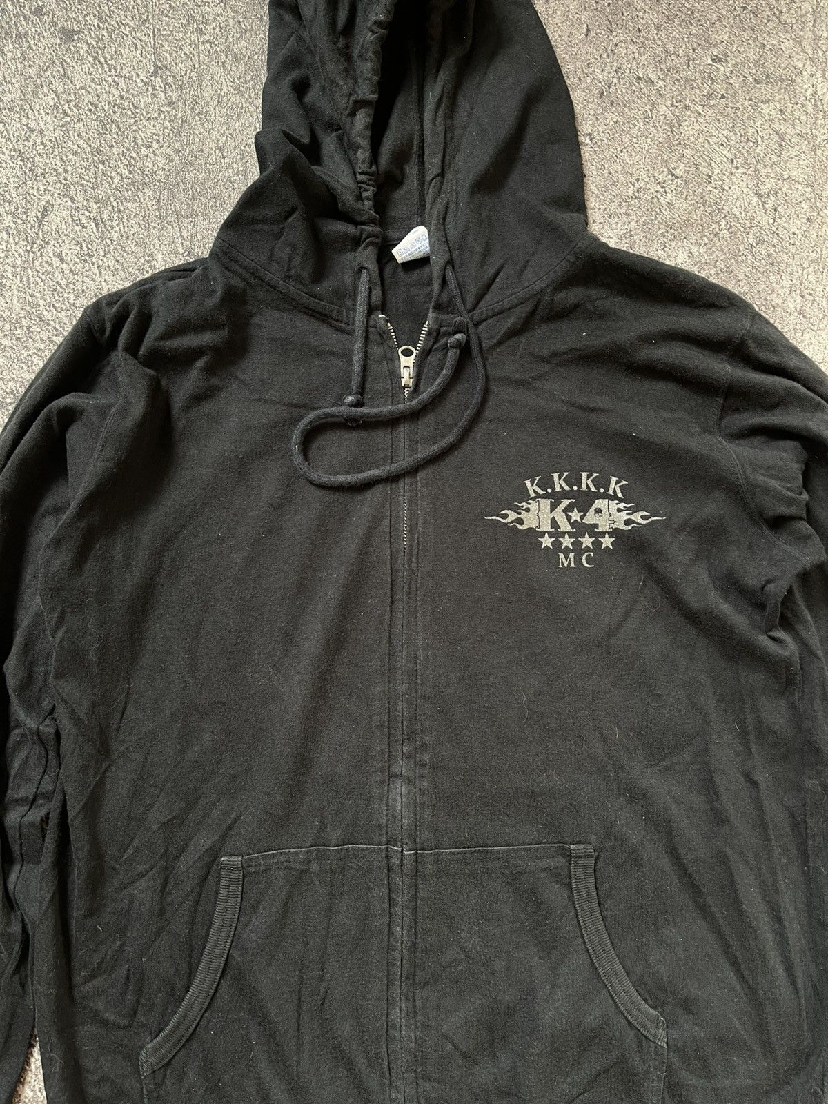 Japanese Brand Y2K United athle Skull zip Hoodie Size US L / EU 52-54 / 3 - 5 Thumbnail