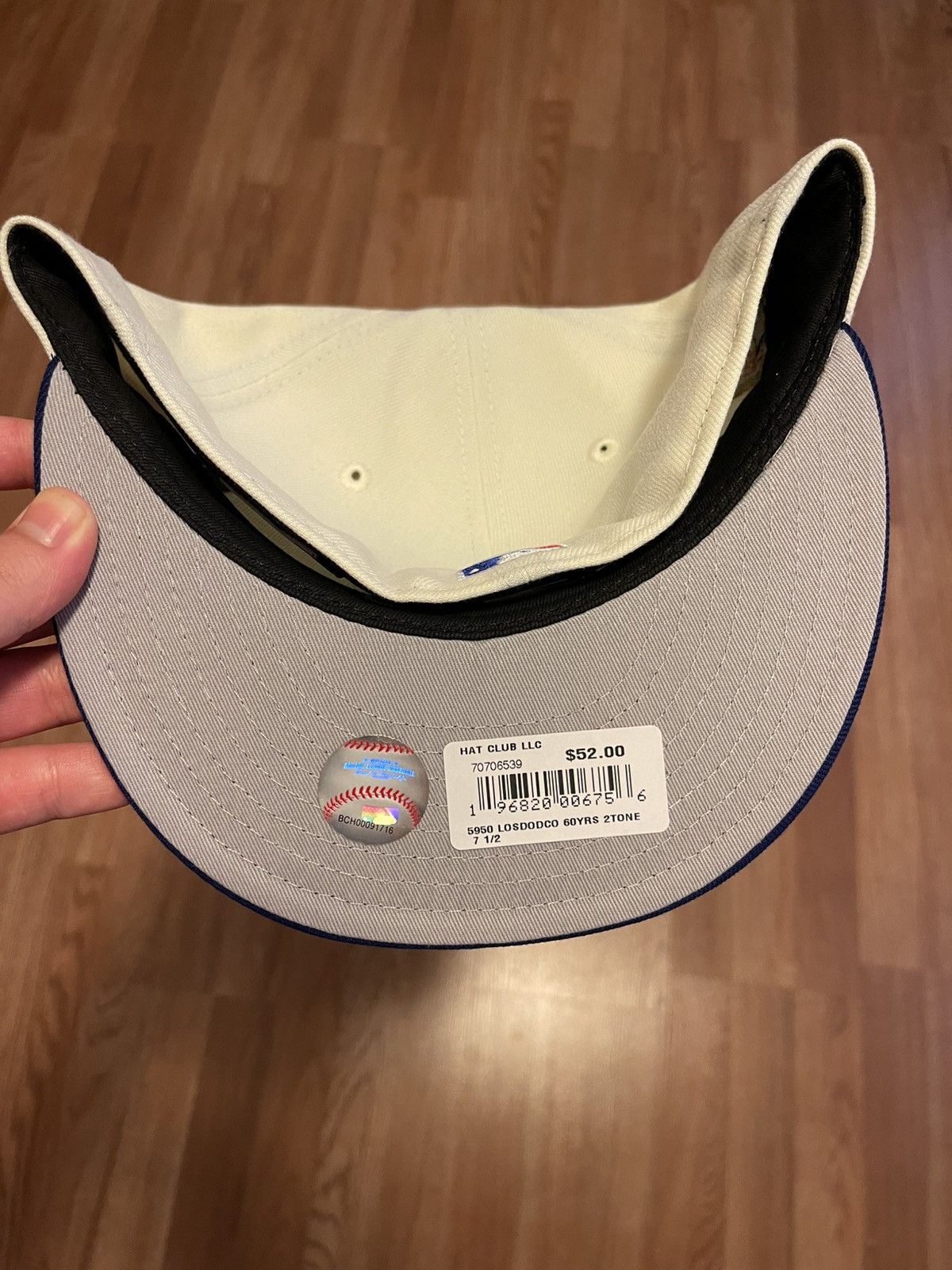 Hat Club Hat Club x New Era Dodgers 7 1/2 60 Years Fitted Hat Size ONE SIZE - 4 Thumbnail