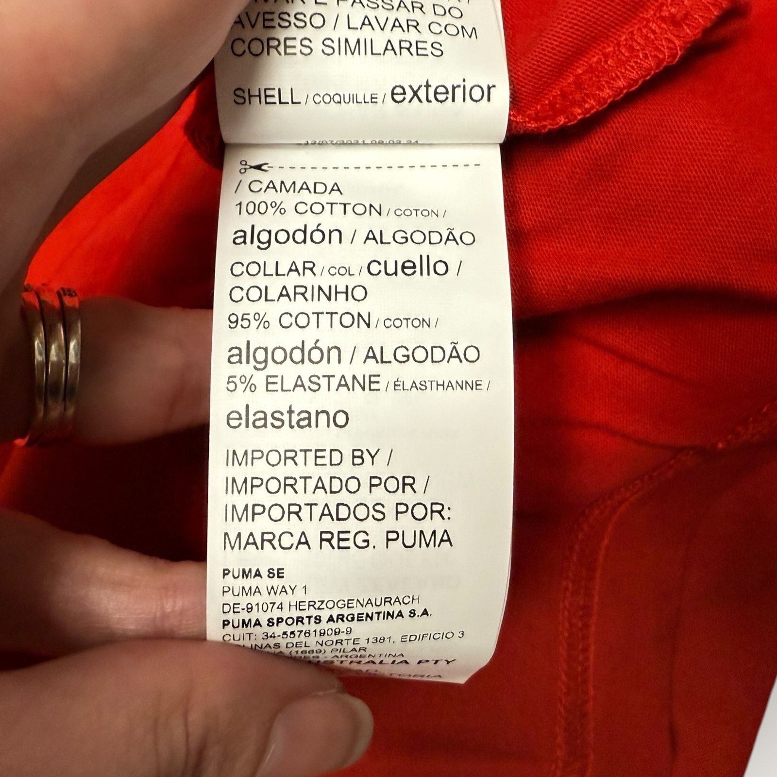 Ferrari × Puma Scuderia Ferrari Racing Big Shield Tee Size US XXL / EU 58 / 5 - 9 Thumbnail