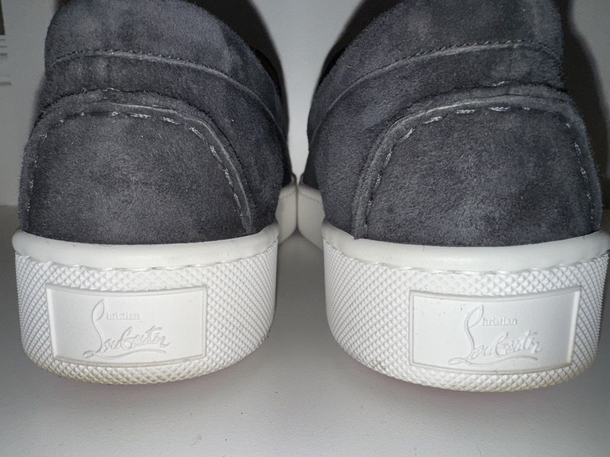 Christian Louboutin Christian Louboutin Men Black Suede Boat Shoes Size US 12 / EU 45 - 4 Thumbnail