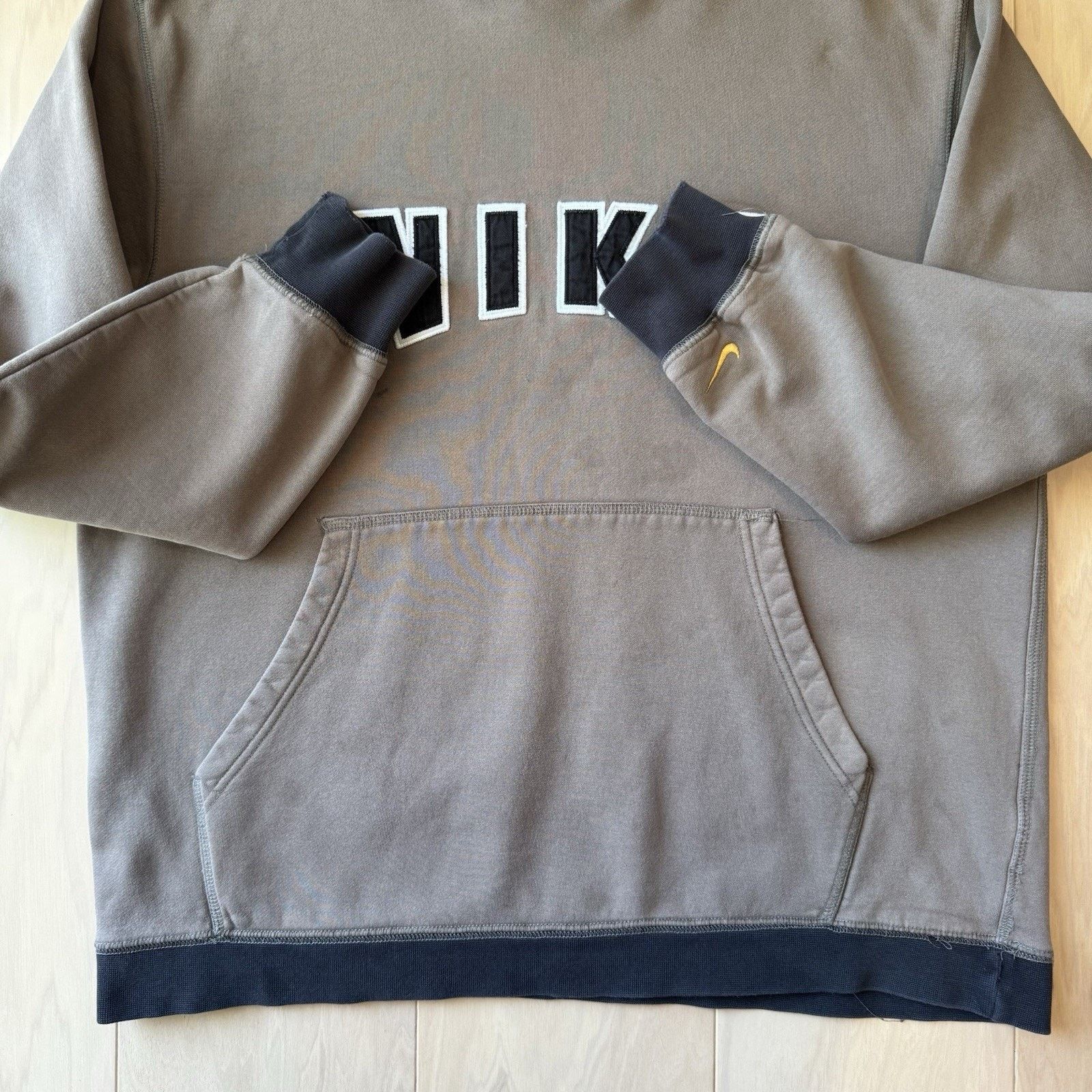 Nike × Vintage Vintage Nike Hoodie Fleece Pullover Travis Scott New York Size US M / EU 48-50 / 2 - 4 Thumbnail