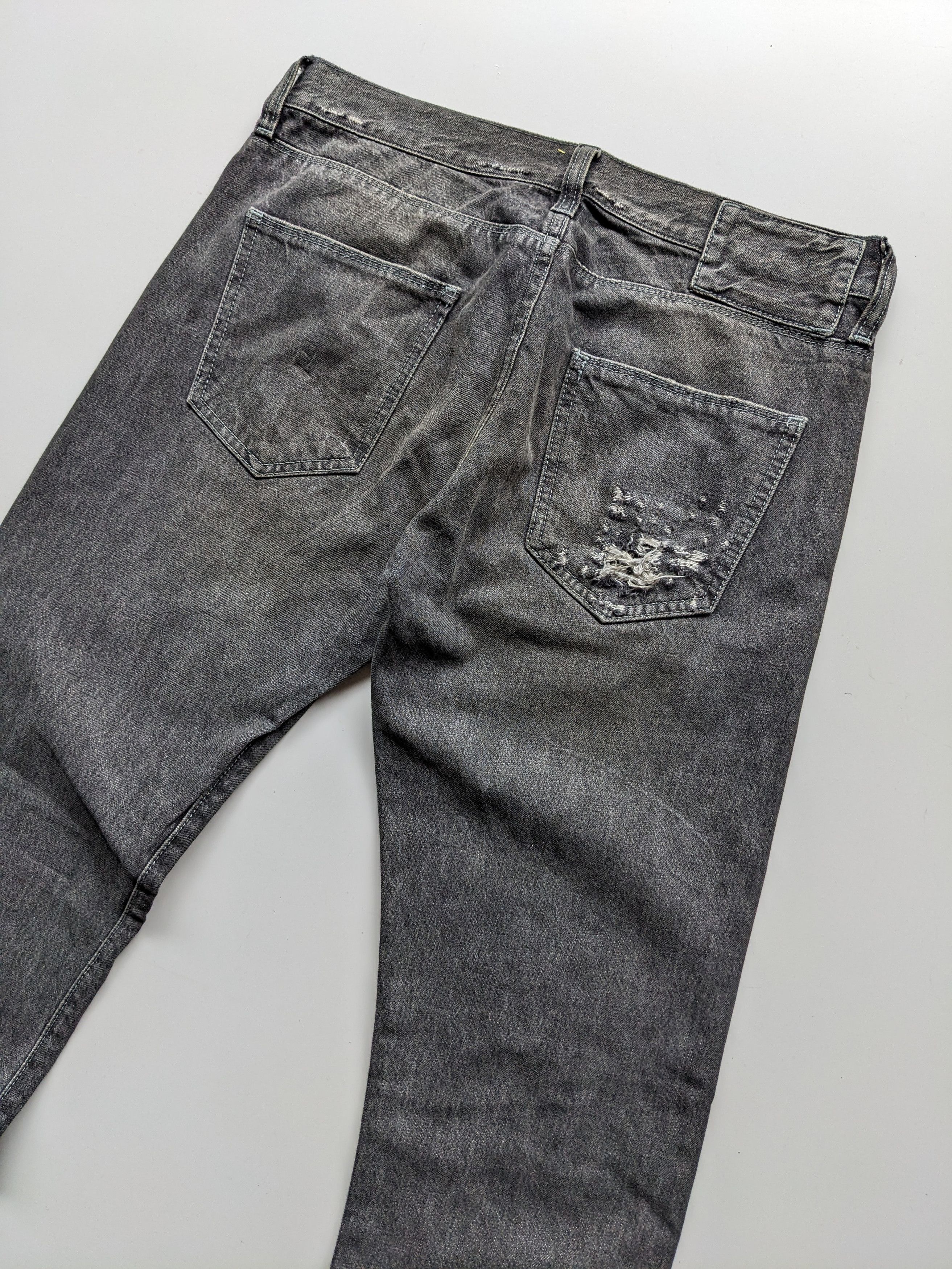 If Six Was Nine × Japanese Brand × Le Grande Bleu (L.G.B.) Ring slim fit superblack jeans Size US 31 - 2 Thumbnail