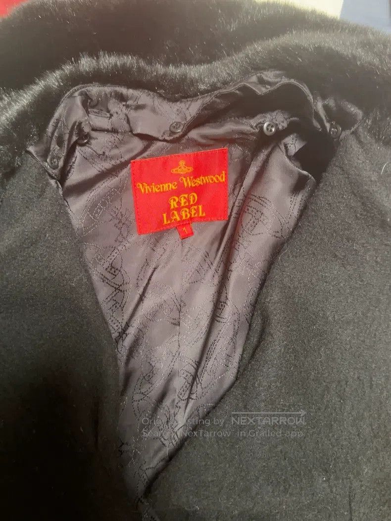 Vivienne Westwood Vivienne Westwood Black fur heart collar coat Size S / US 4 / IT 40 - 5 Thumbnail