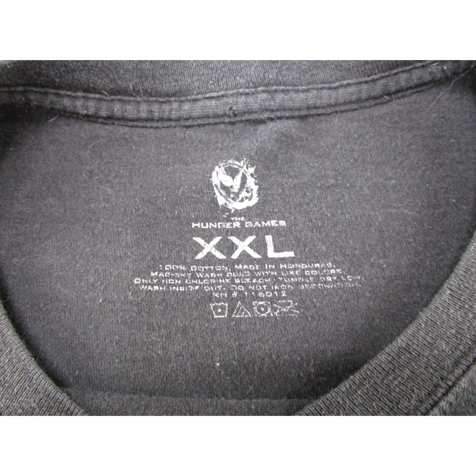 Vintage 2012 Hunger Games Movie Promo T-Shirt Mens Size 2XL Graphic Used Read Size US XXL / EU 58 / 5 - 5 Thumbnail