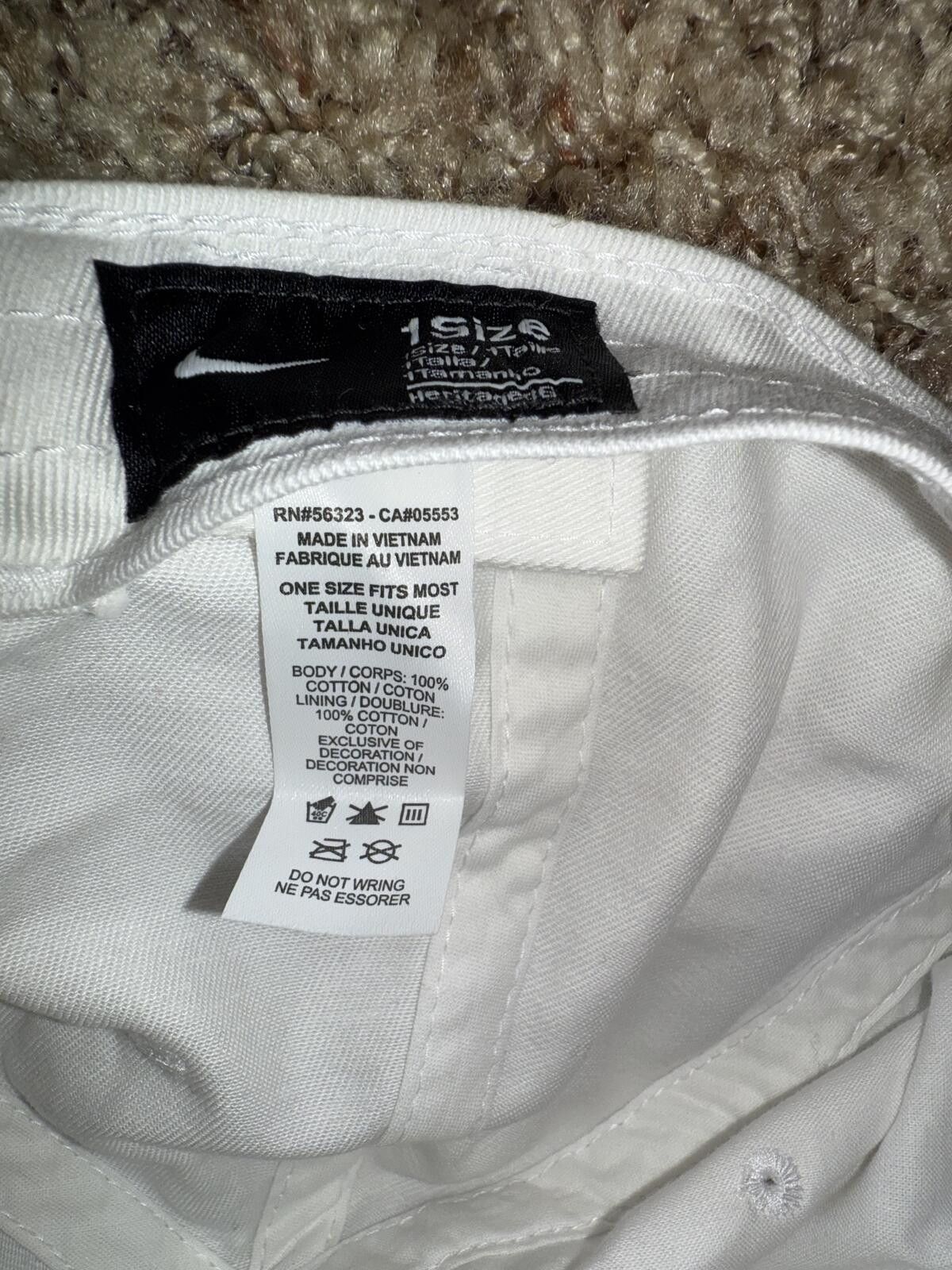 Nike Nike Women’s Heritage86 WomenSwoosh White Hat Size ONE SIZE - 11 Thumbnail