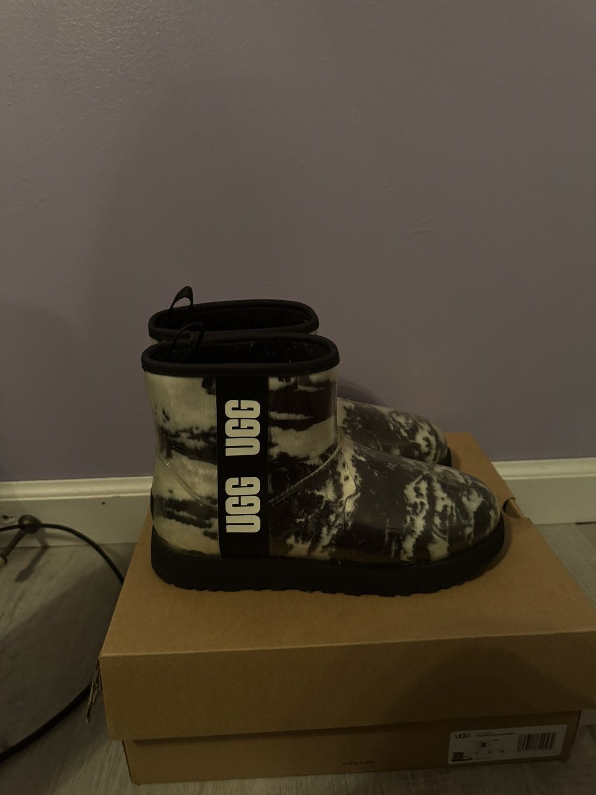 Ugg UGG Classic Clear Mini Marble Visit Boot Size US 8 / IT 38 - 2 Thumbnail