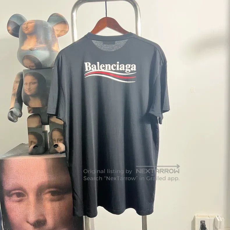 Balenciaga Balenciaga Wave pattern short-sleeve Size US S / EU 44-46 / 1 - 2 Thumbnail
