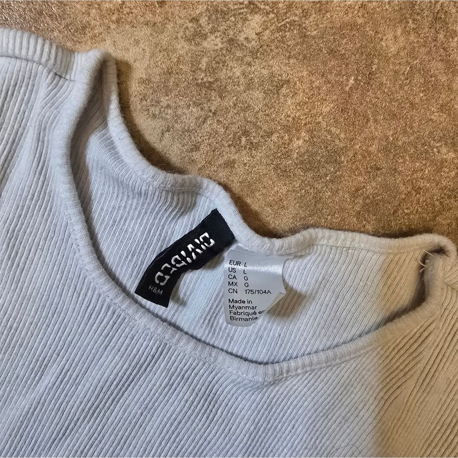 Divided White Side Tied | DIVIDED | Short Sleeve Size L / US 10 / IT 46 - 3 Thumbnail