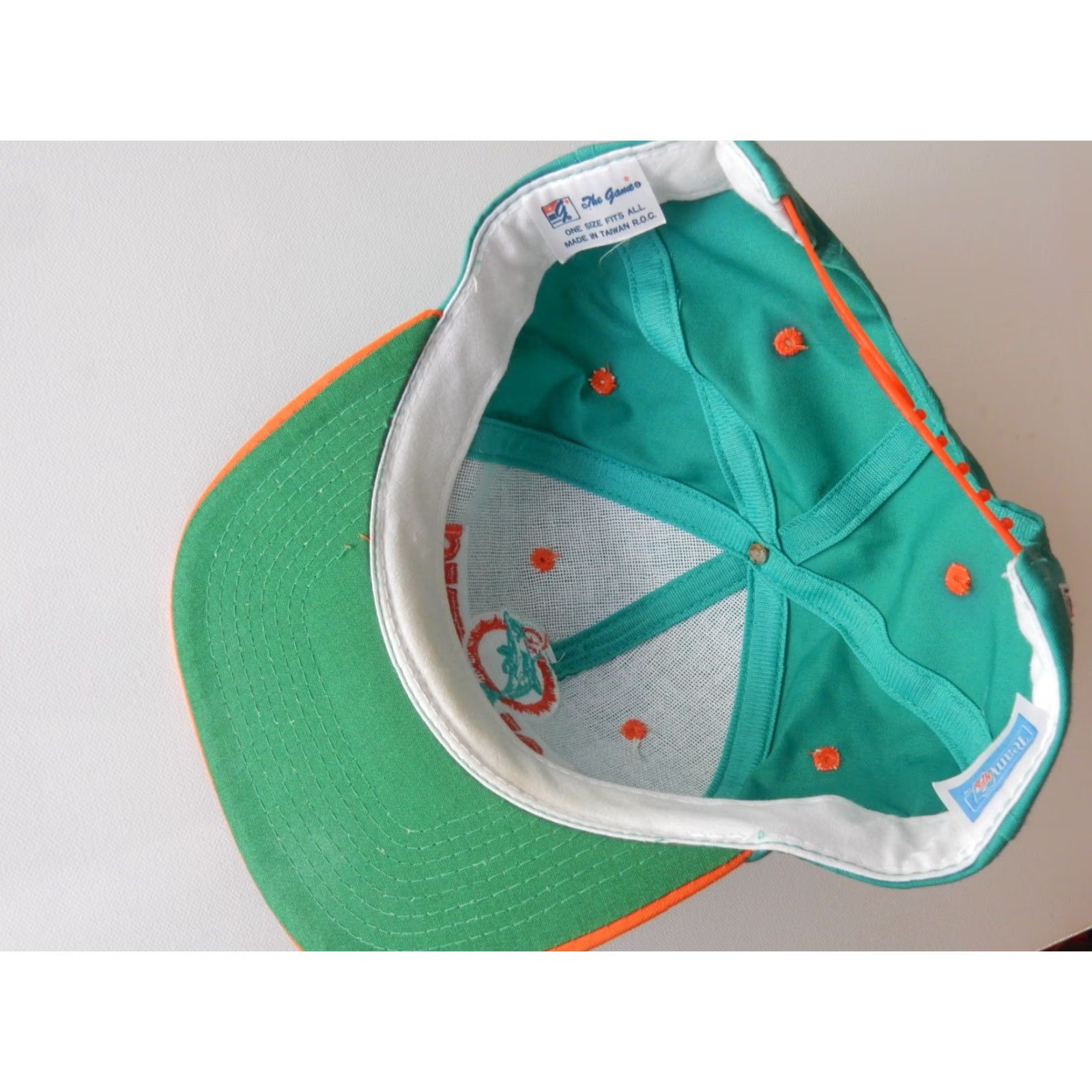 Vintage VINTAGE The Game Miami Dolphins Snapback Hat Men One Size Green Baseball Cap Hats/Athletic Cap 90s Size ONE SIZE - 3 Thumbnail
