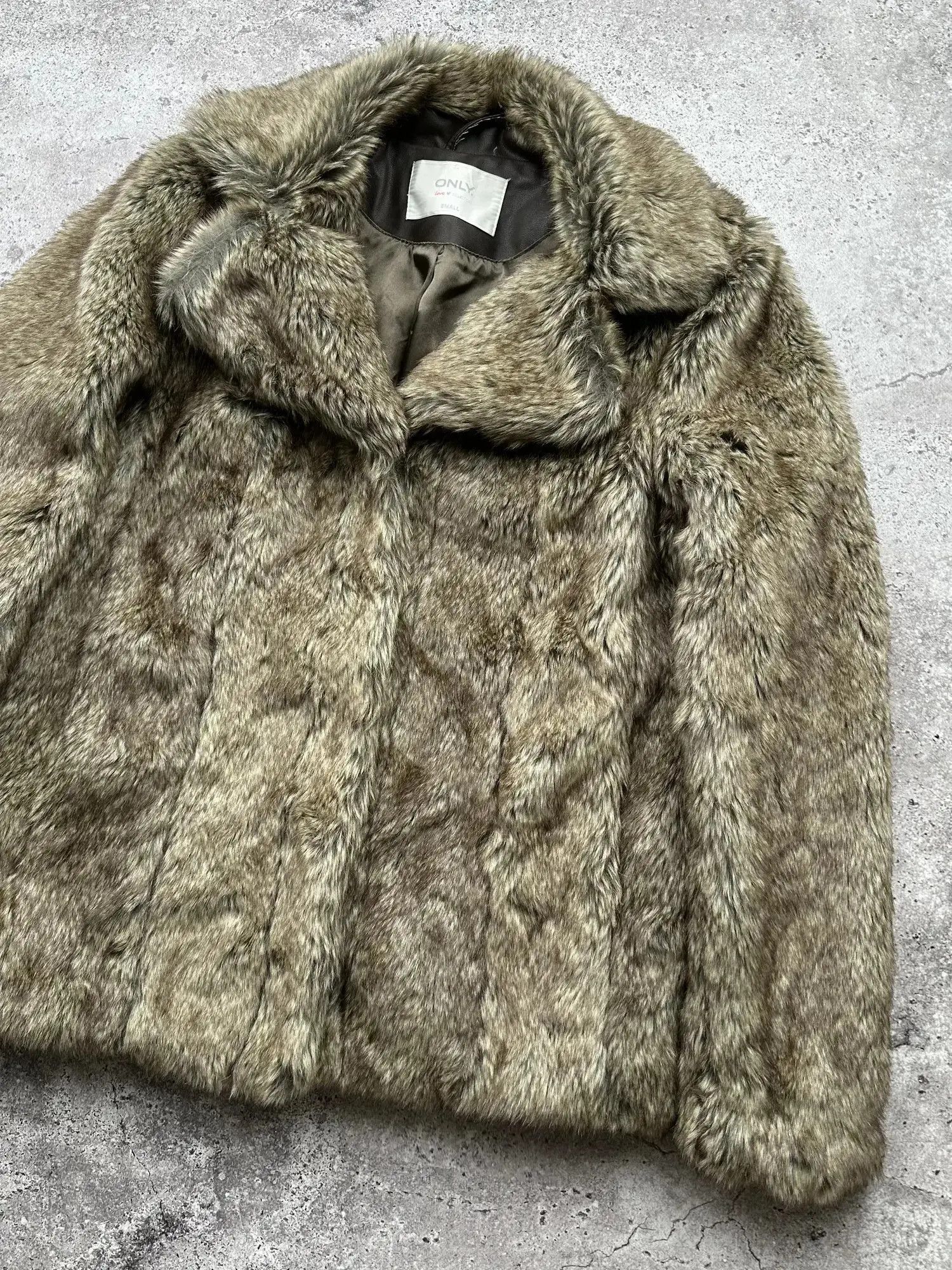 Vintage Vintage Faux Fur Coat C386(V112) Size S / US 4 / IT 40 - 3 Thumbnail