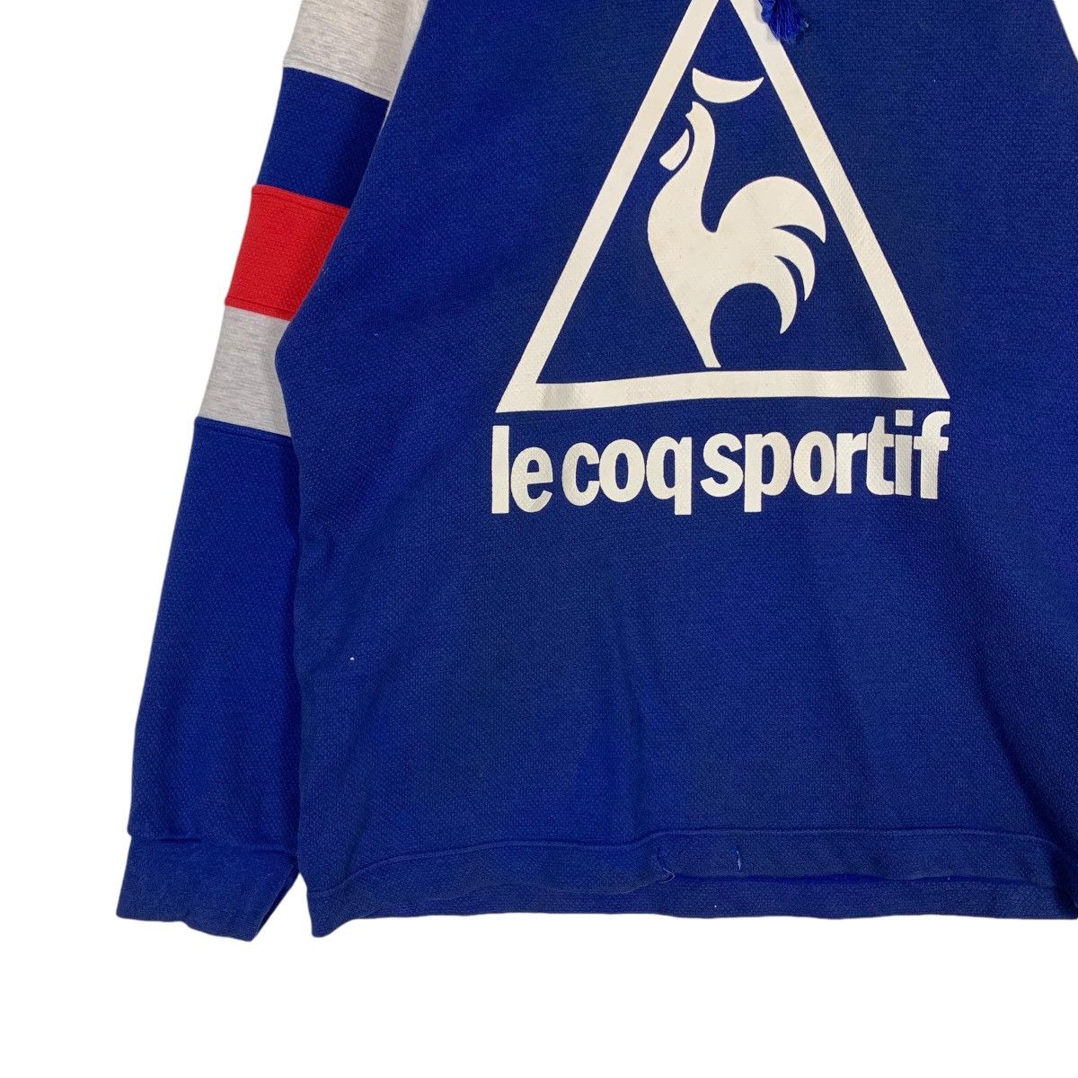 Le Coq Sportif 90's LE COQ SPORTIF Big Logo Pullover Hoodies #1409-C64 Size US M / EU 48-50 / 2 - 6 Thumbnail