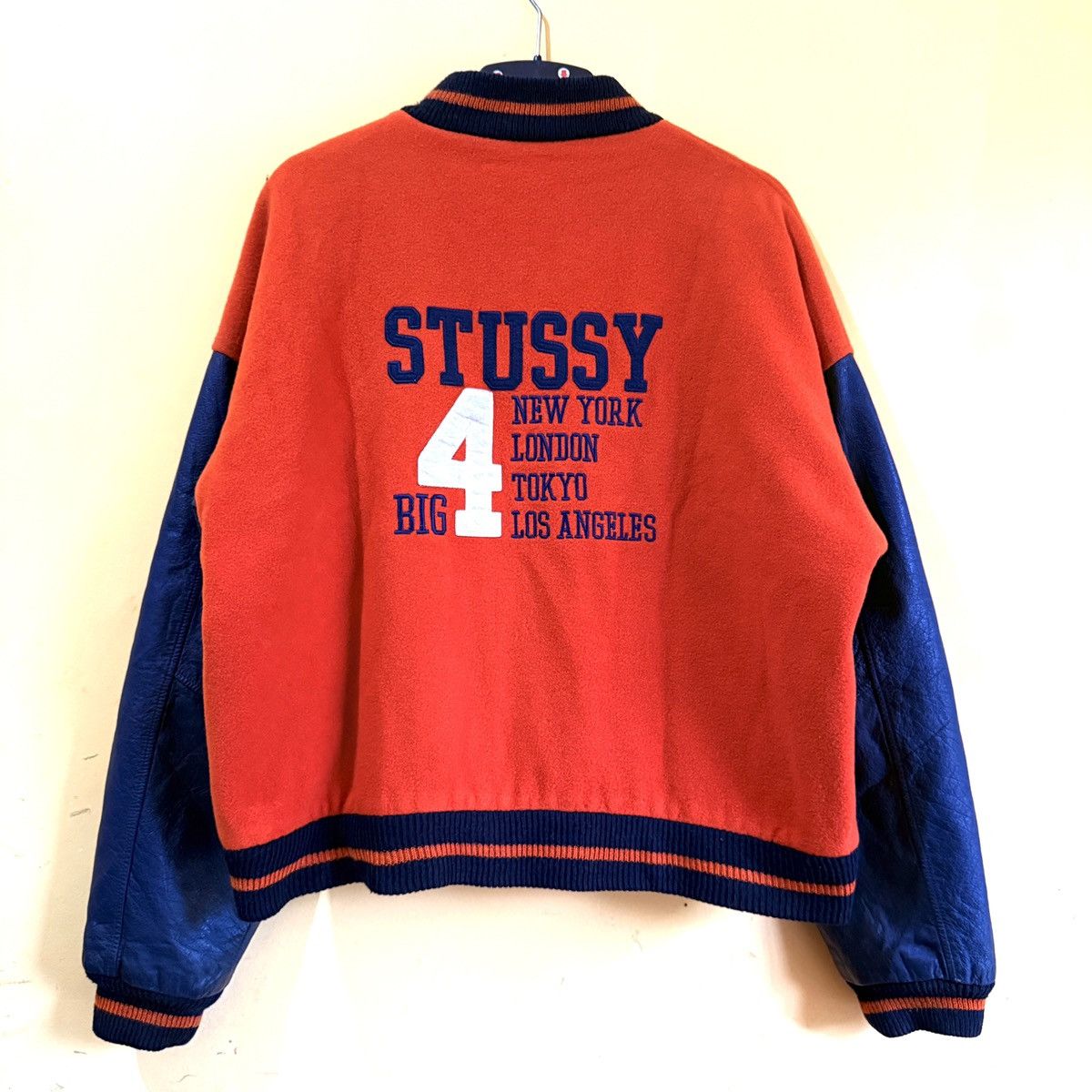 Stussy Stussy 90’s old Big 4 varsity jacket Size US L / EU 52-54 / 3 - 2 Thumbnail