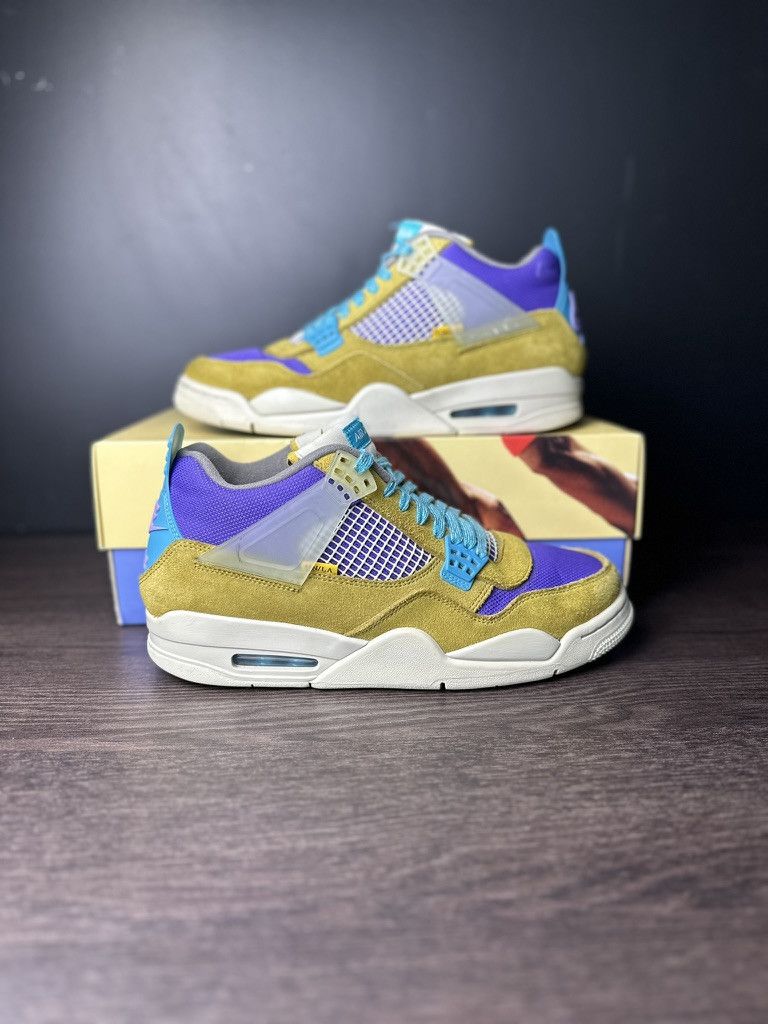 Jordan Brand Air Jordan 4 Retro x Union "Desert Moss" **PRE-OWNED** Size US 10.5 / EU 43-44 - 1 Thumbnail