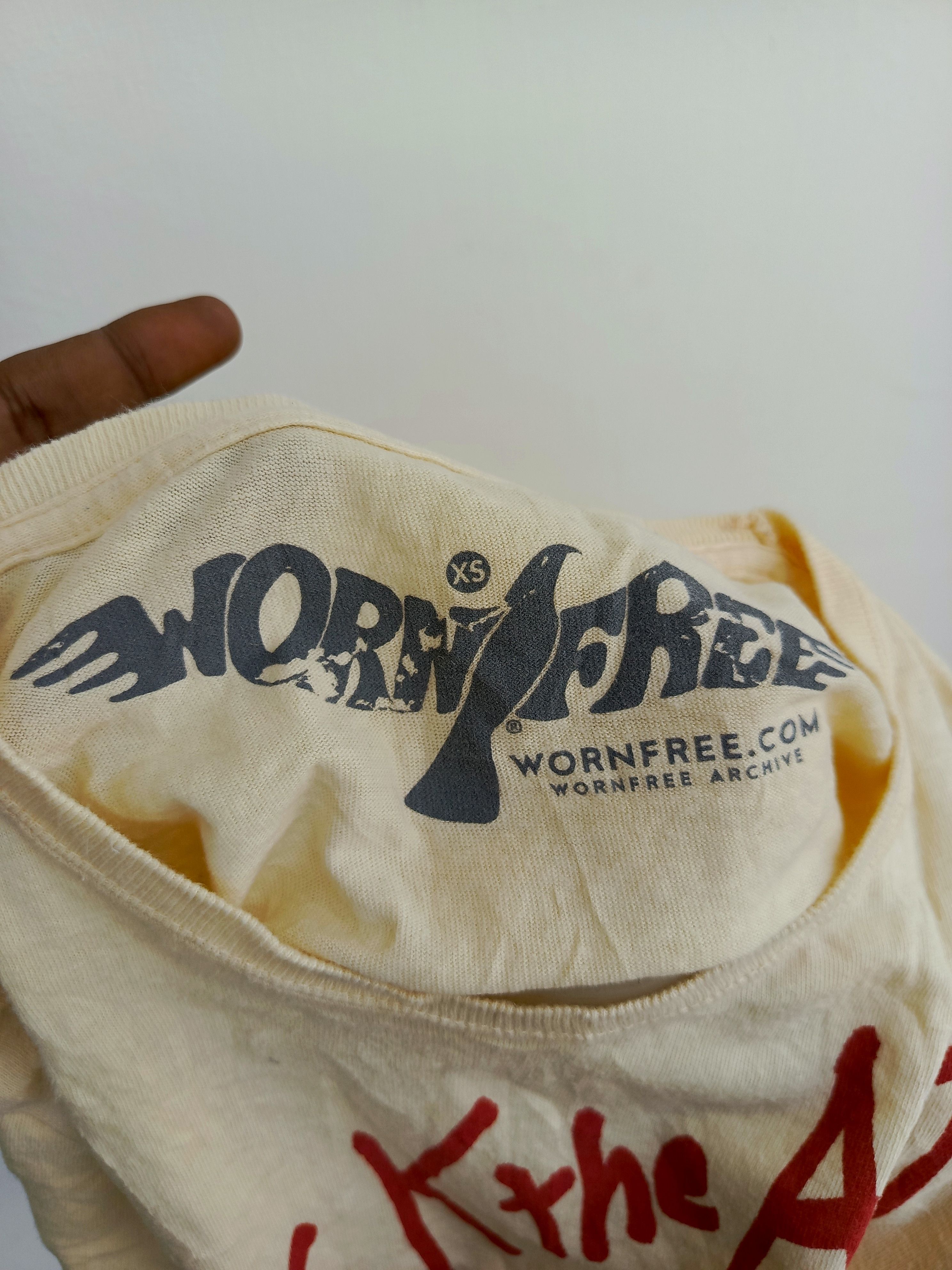 Japanese Brand Worn Free Fuck The Art Lets Rock N Roll Punk Rock Tee Size XS / US 0-2 / IT 36-38 - 7 Thumbnail