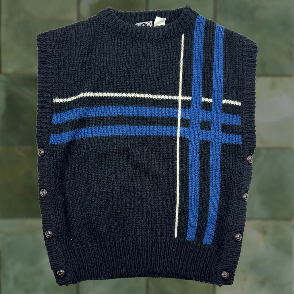 Vintage VINTAGE Summit Sweater Vest Adult Large Knit 70s 80s Hipster Hippie Size US L / EU 52-54 / 3 - 1 Thumbnail