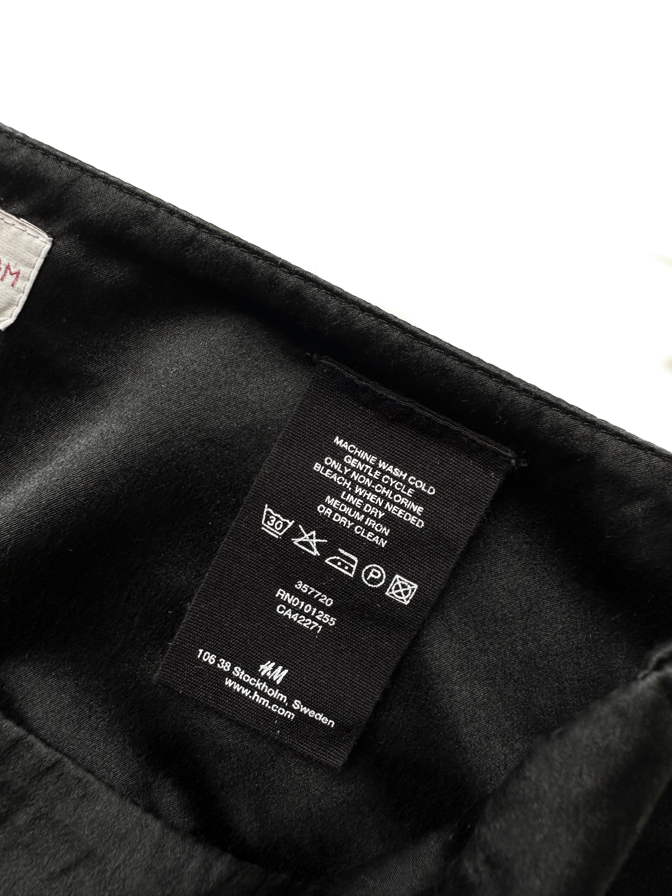 H&M × Stella McCartney Stella McCartney × H&M black silk skirt Size 26" / US 2 / IT 38 - 6 Thumbnail