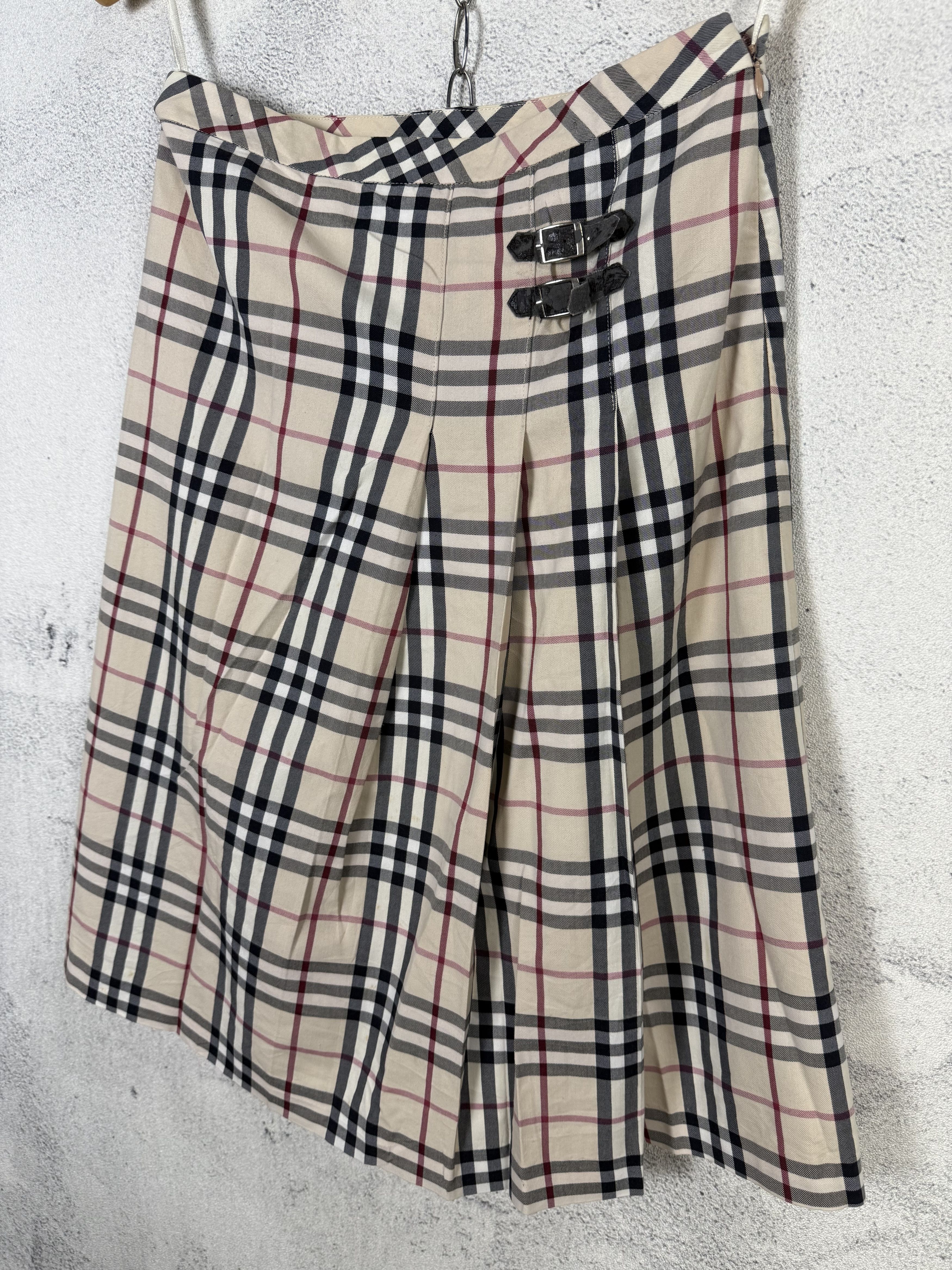 Burberry Vintage Burberry Nova Check Skirts Size 29" - 3 Thumbnail