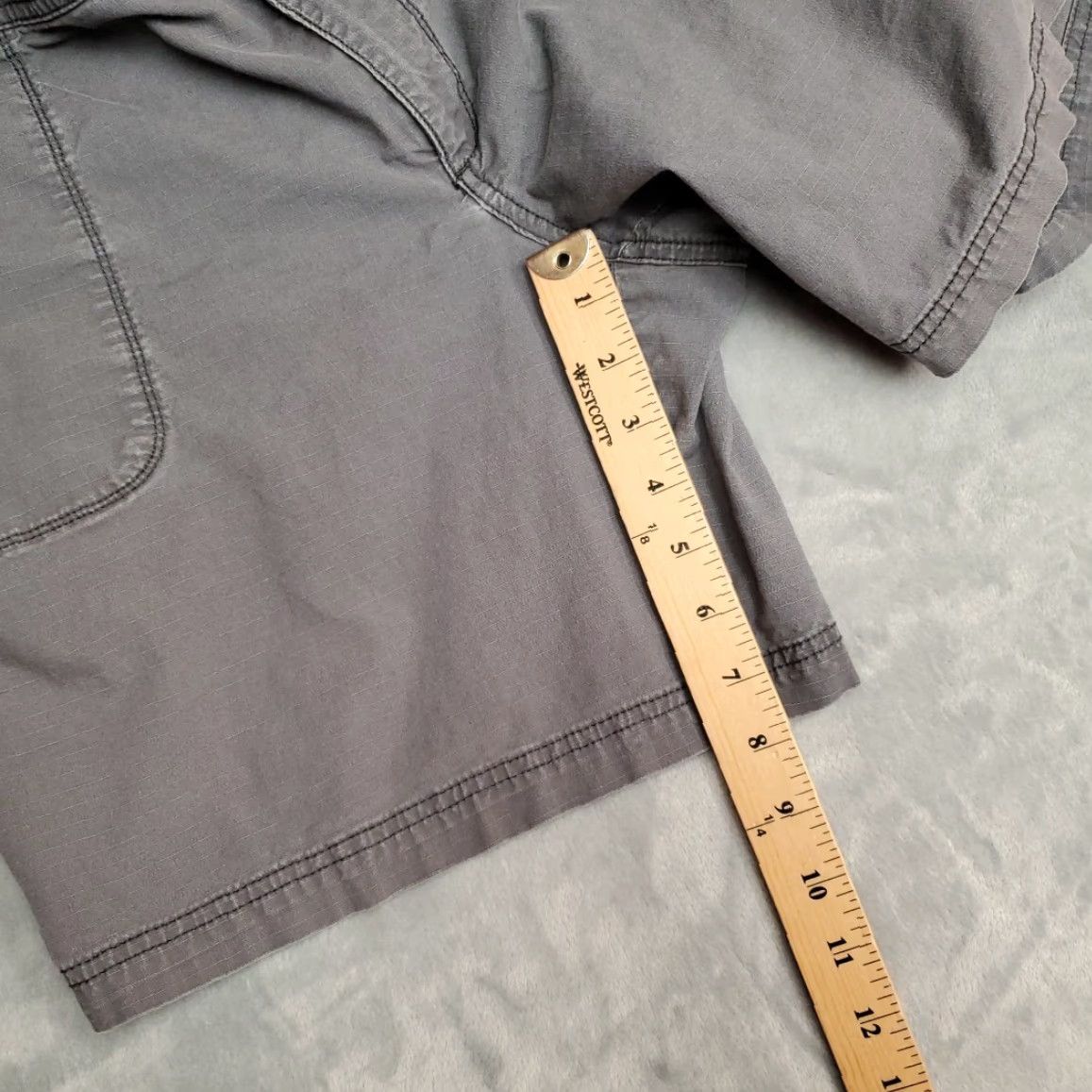 Eddie Bauer VINTAGE Eddie Bauer Shorts Women 16 Gray Cotton Blend RipstopHike Outdoors Utility Size 38" / US 16 / IT 52 - 7 Thumbnail