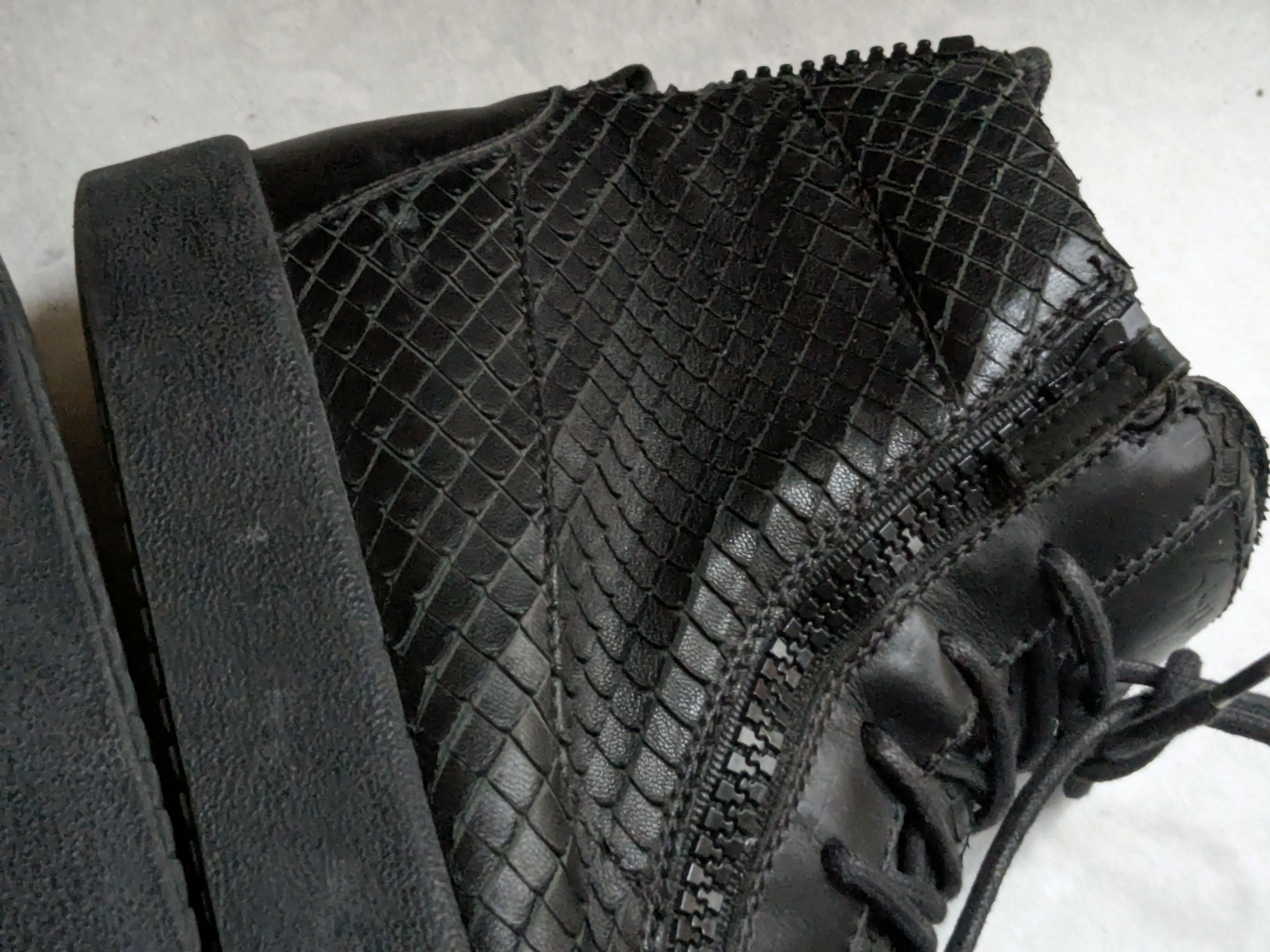Giuseppe Zanotti Giuseppe Zanotti Sneakers Black 9 42 High Top Snakeskin Size US 9 / EU 42 - 16 Thumbnail