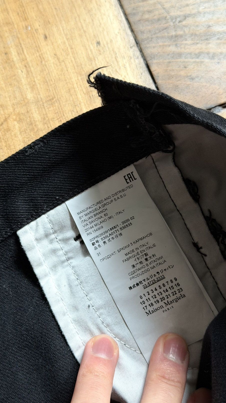 Maison Margiela Maison Margiela deconstructed Jeans Size US 31 - 4 Thumbnail