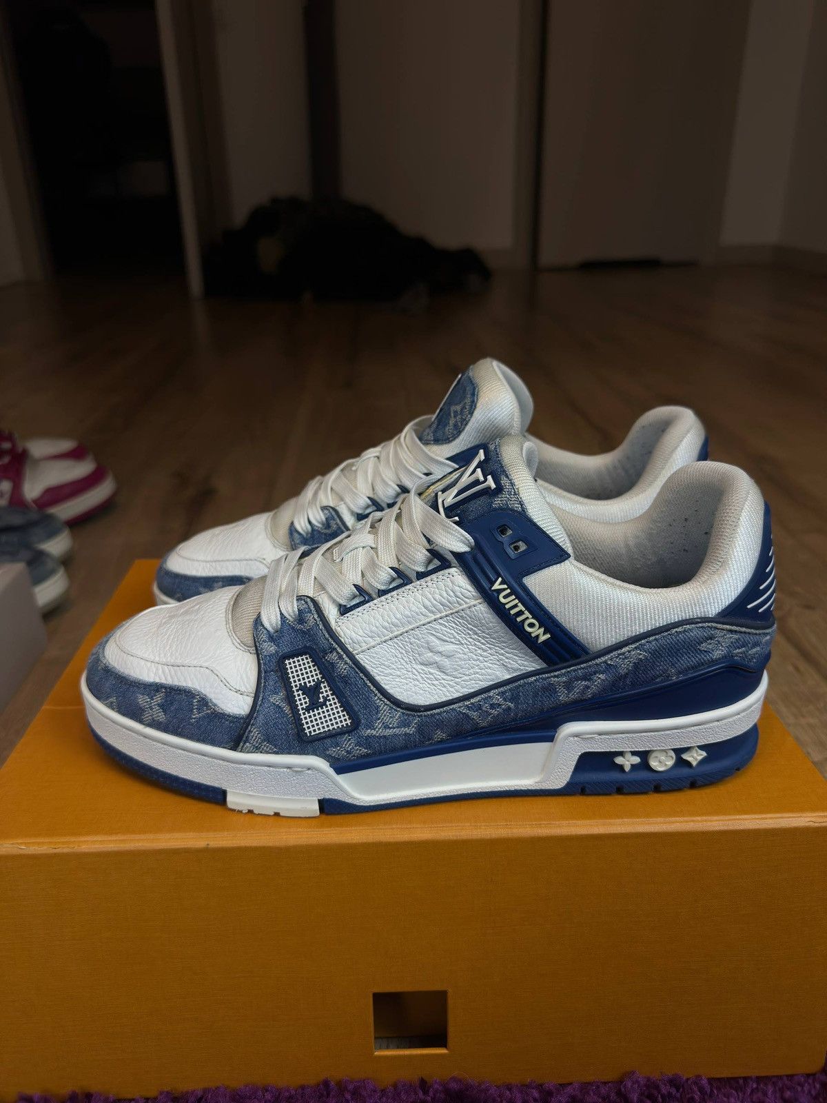 Louis Vuitton Louis Vuitton Trainer Blue Denim Size US 8.5 / EU 41-42 - 1 Thumbnail