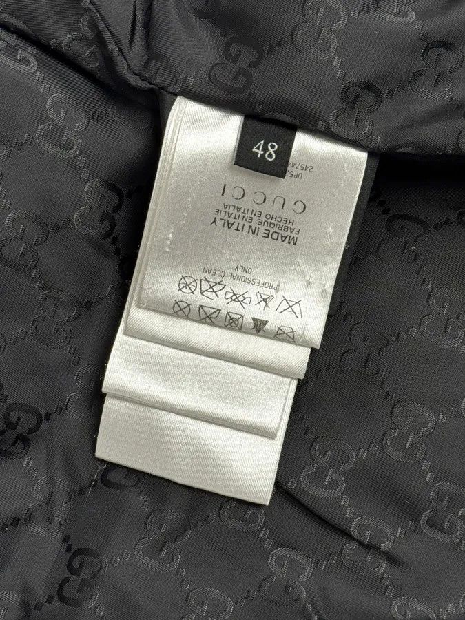 Gucci 2010s Gucci Black Dark Hooded Puffer Jacket Size US M / EU 48-50 / 2 - 12 Thumbnail
