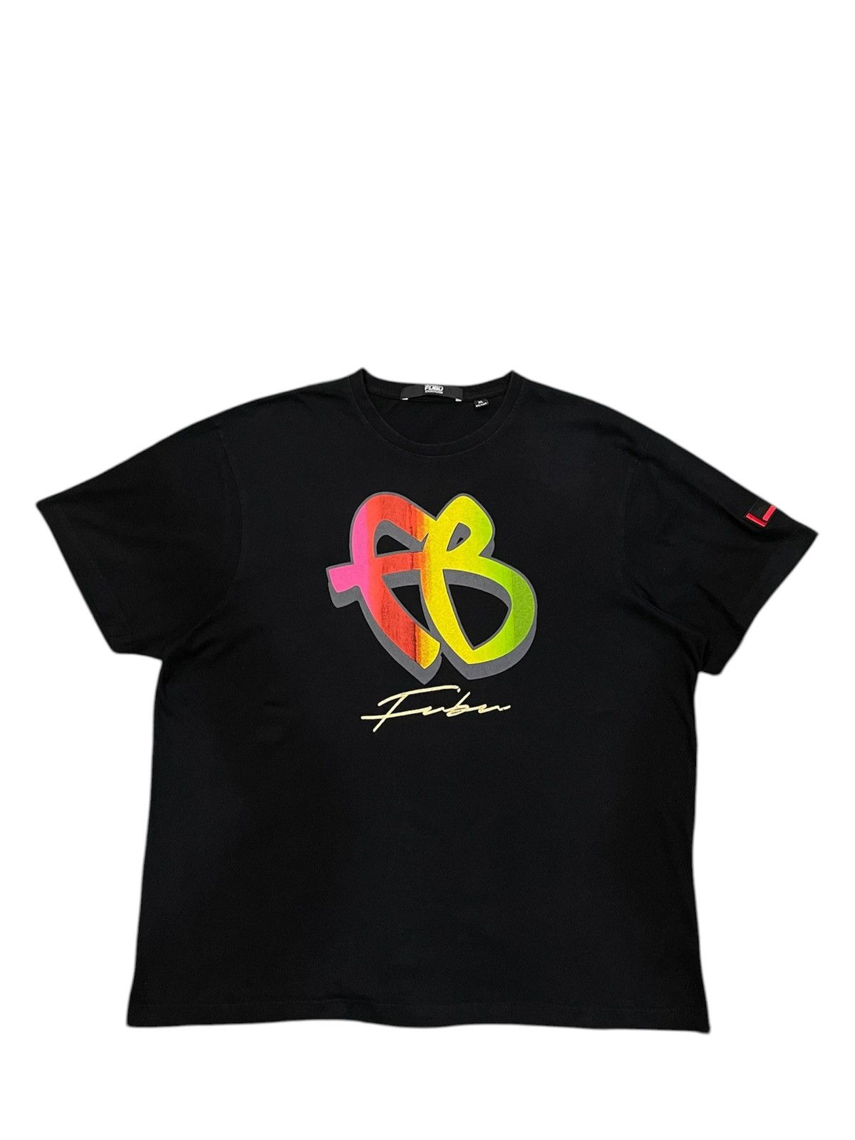 Fubu Y2K FUBU Big Logo Gradient Graphic Tee Size US XL / EU 56 / 4 - 1 Thumbnail