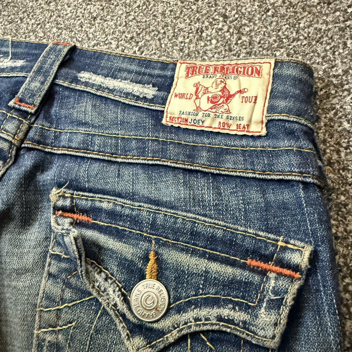 Hysteric Glamour 🔥🇺🇸 Vintage Crazy Flared True Religion Denim Size US 28 / EU 44 - 10 Thumbnail