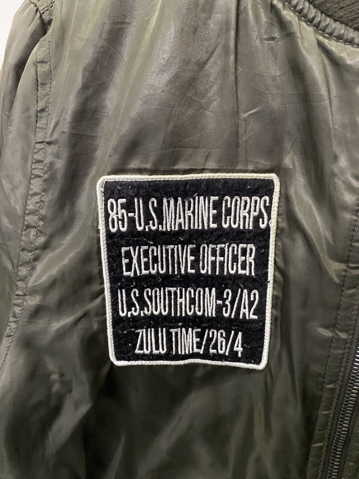 Japanese Brand Japanese Brand Bomber Jacket Air Force Military Style Size US M / EU 48-50 / 2 - 2 Thumbnail