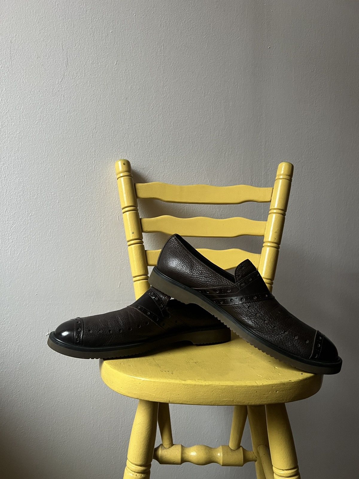 Comme des Garcons Homme Plus Comme Des Garçons Homme Plus Leather Slip-On Loafer Shoes Size US 9.5 / EU 42-43 - 14 Thumbnail