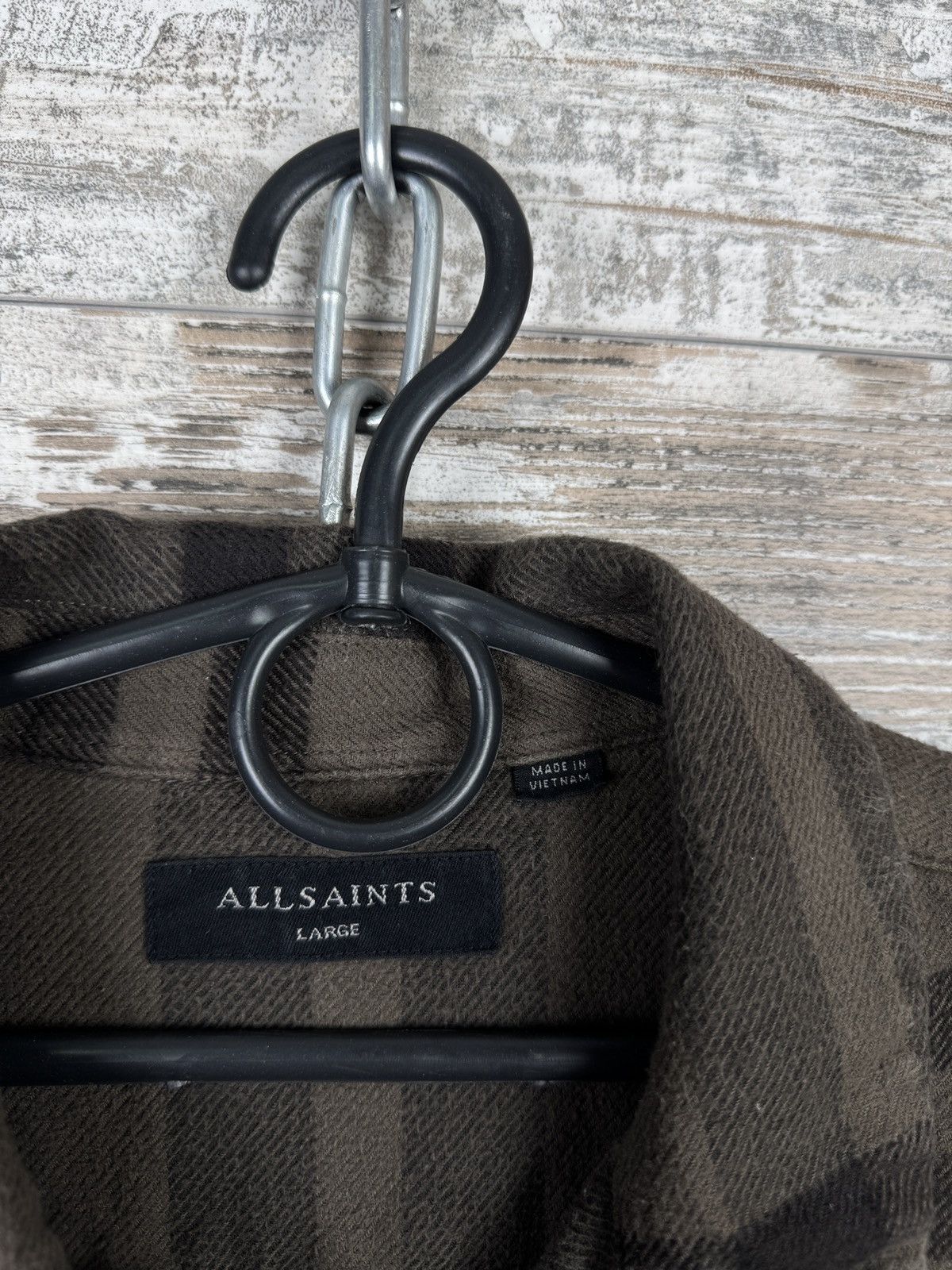 Allsaints Mens Vintage AllSaints Anchorage ls shirts button up flannel Size US L / EU 52-54 / 3 - 4 Thumbnail