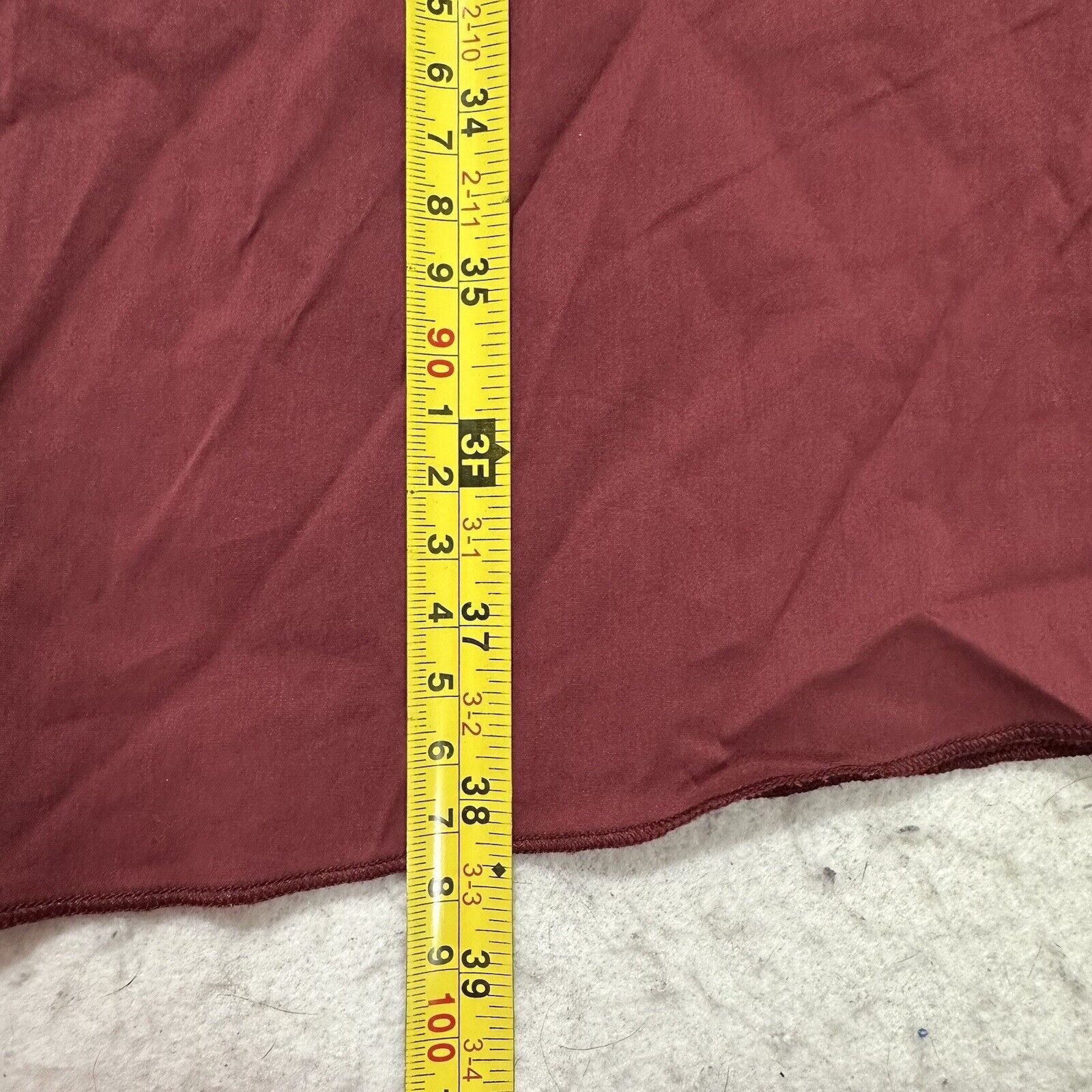Other BCBGMaxazria Medium Burgundy Red Belted V-Neck Dress Size M / US 6-8 / IT 42-44 - 9 Thumbnail