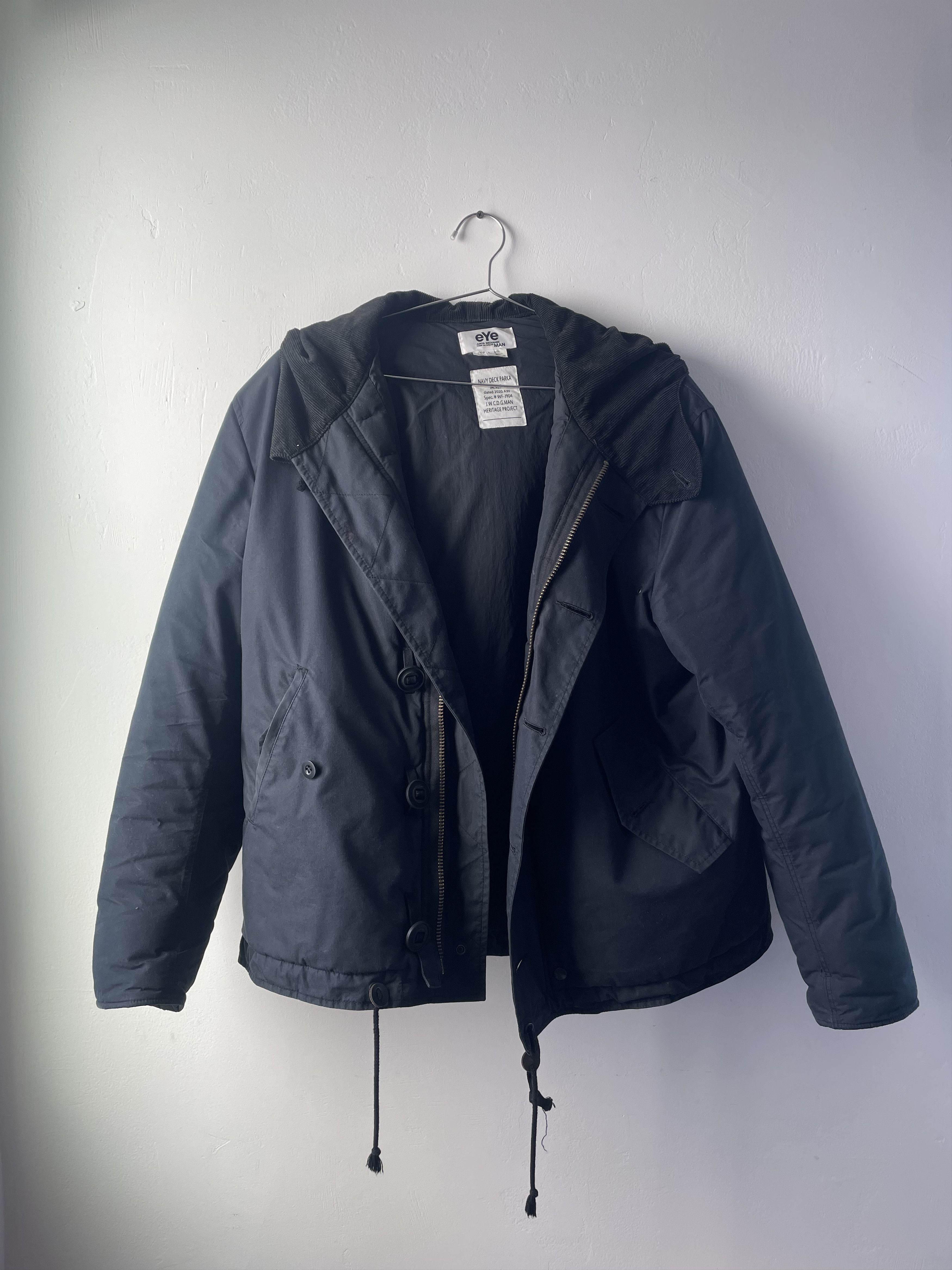 ジャケット・アウター eYe COMME JUNYA MAN Navy Deck Parka L eYe COMME JUNYA MAN Navy Deck Parka L