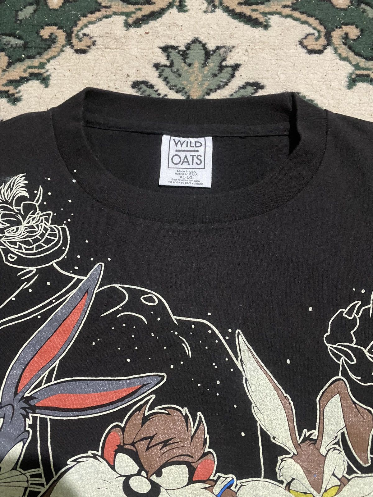 Vintage × Warner Bros Vintage Space Jam 1995 All Over Print T-Shirt Warner Bros. Size US XL / EU 56 / 4 - 5 Thumbnail