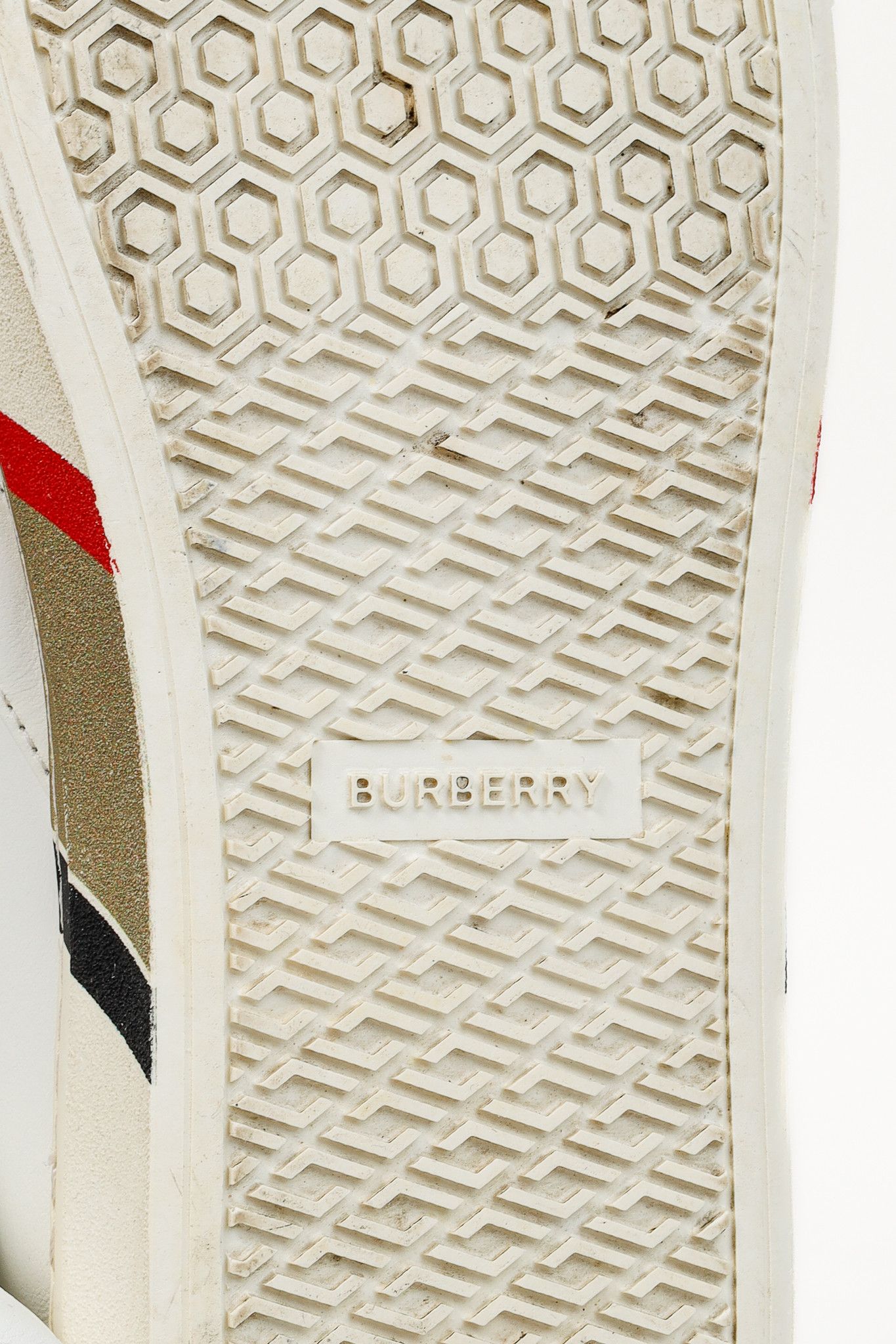 Burberry Burberry Men's Thompson White Leather Slip On Shoes Size US 10 / EU 43 - 5 Thumbnail