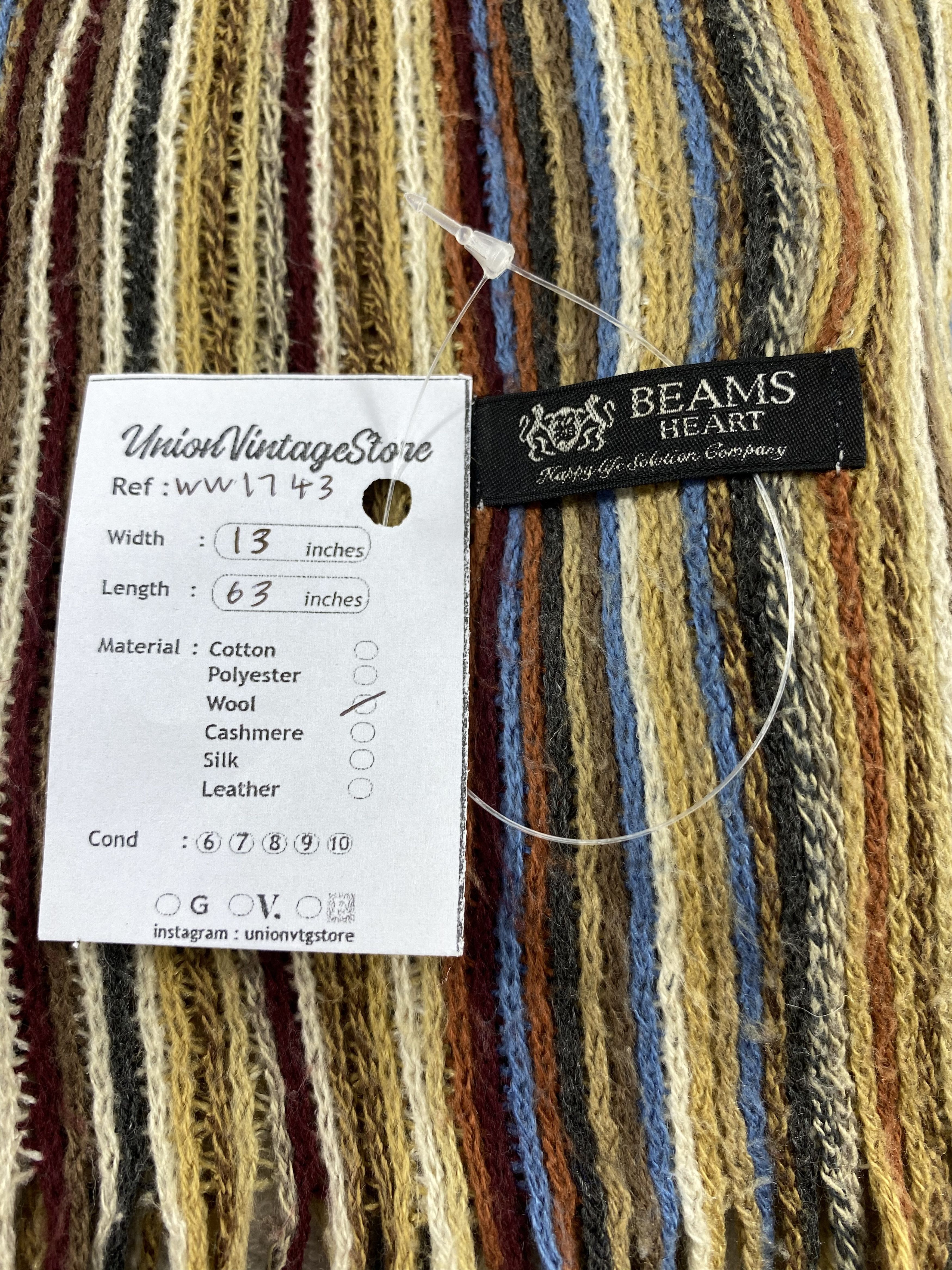 Beams Plus Beams Plus Scarf / Muffler / Neckwear - WW1743 Size ONE SIZE - 4 Thumbnail
