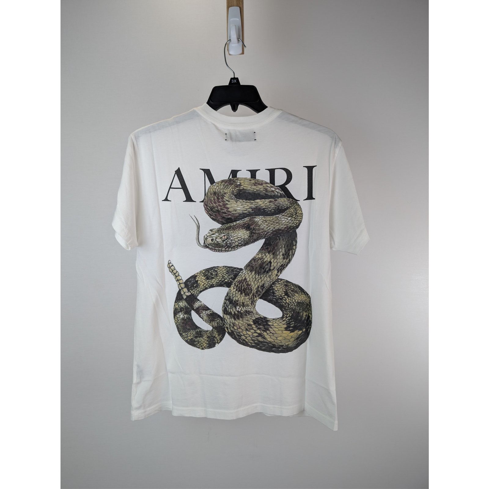 Amiri o1rshd1 Amiri Snake Tee T-Shirt in White Size US XS / EU 42 / 0 - 1 Thumbnail