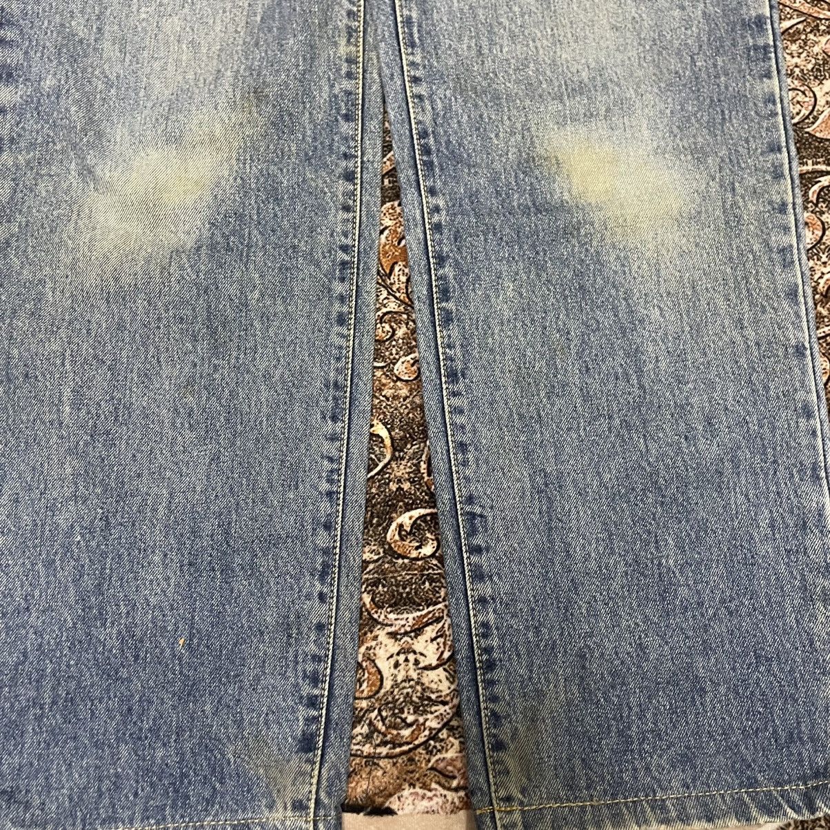Edwin 🔥Vintage 1993 Edwin Stoned Washed Distress Dirty Denim Jeans Size US 31 - 8 Thumbnail