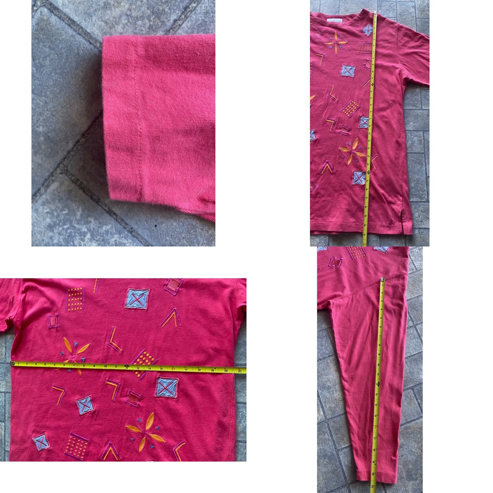 Vintage VINTAGE Segrets Sun Prints WOMANS LADY LONG SLEEVE SHIRT L Pink Embroidered Size L / US 10 / IT 46 - 8 Thumbnail
