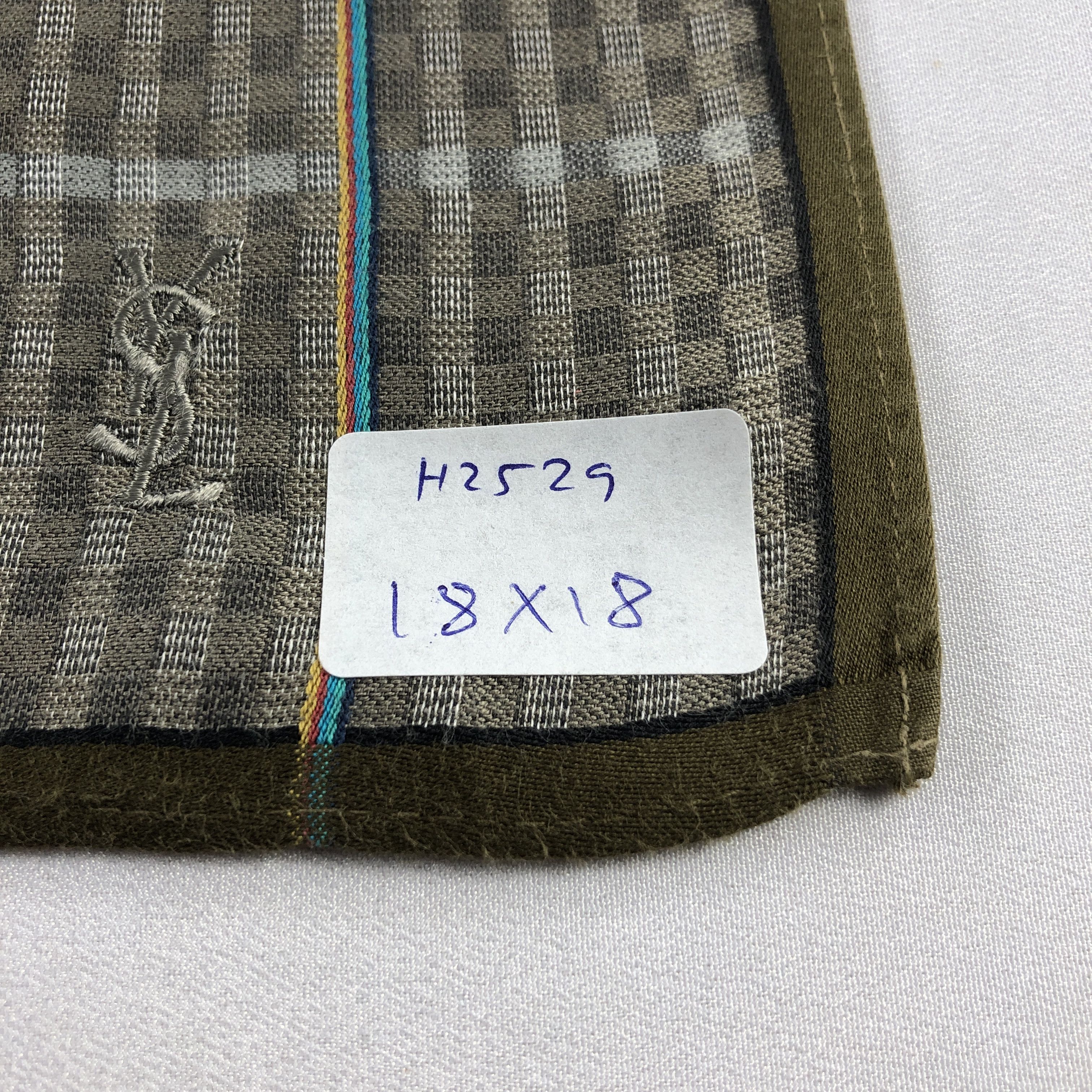Vintage × Yves Saint Laurent YSL Handkerchief Neckerchief Bandana H2529 Size ONE SIZE - 4 Thumbnail