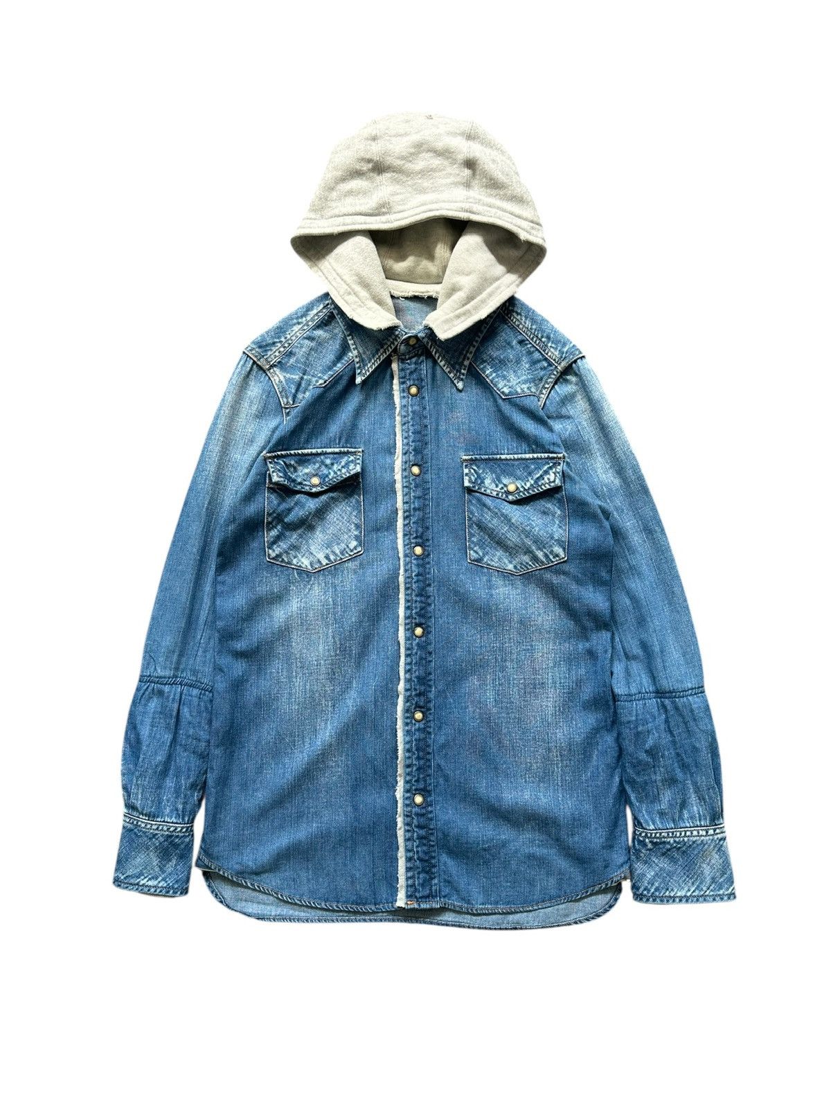 Le Grande Bleu (L.G.B.) 09/10AW - Charmcult '' Last Collection'' denim shirt Size US M / EU 48-50 / 2 - 1 Thumbnail