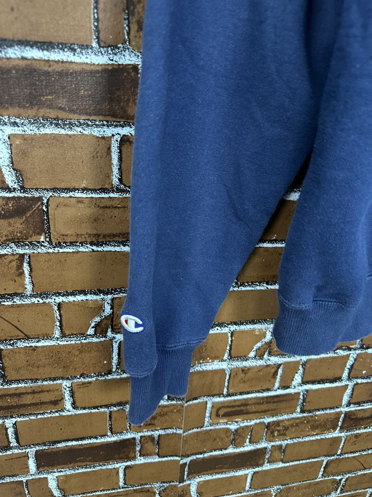 Champion Y2k Champion Crazy Sun Faded Carpet Logo Hoodie Z428 Size US L / EU 52-54 / 3 - 5 Thumbnail