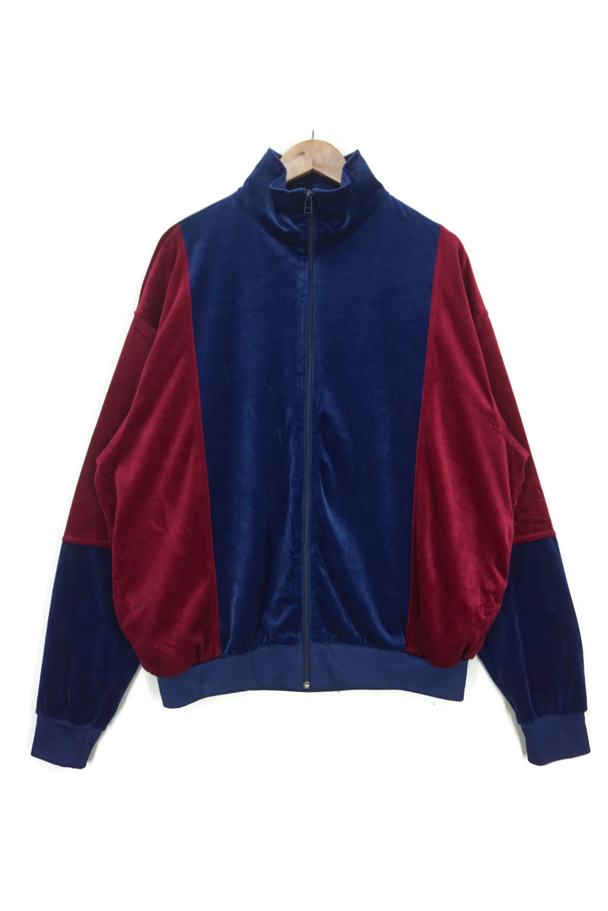Haband Vintage HABAND Baggy Velour Jacket Size L Made in USA Size US L / EU 52-54 / 3 - 1 Thumbnail