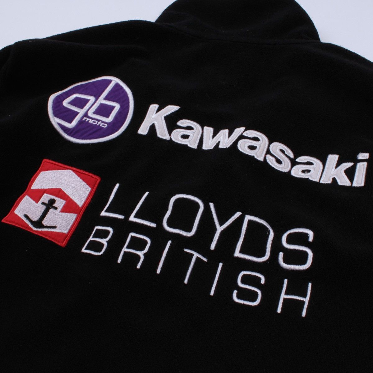 Vintage Kawasaki Apparel Full Zip Fleece Jacket Size US S / EU 44-46 / 1 - 9 Thumbnail