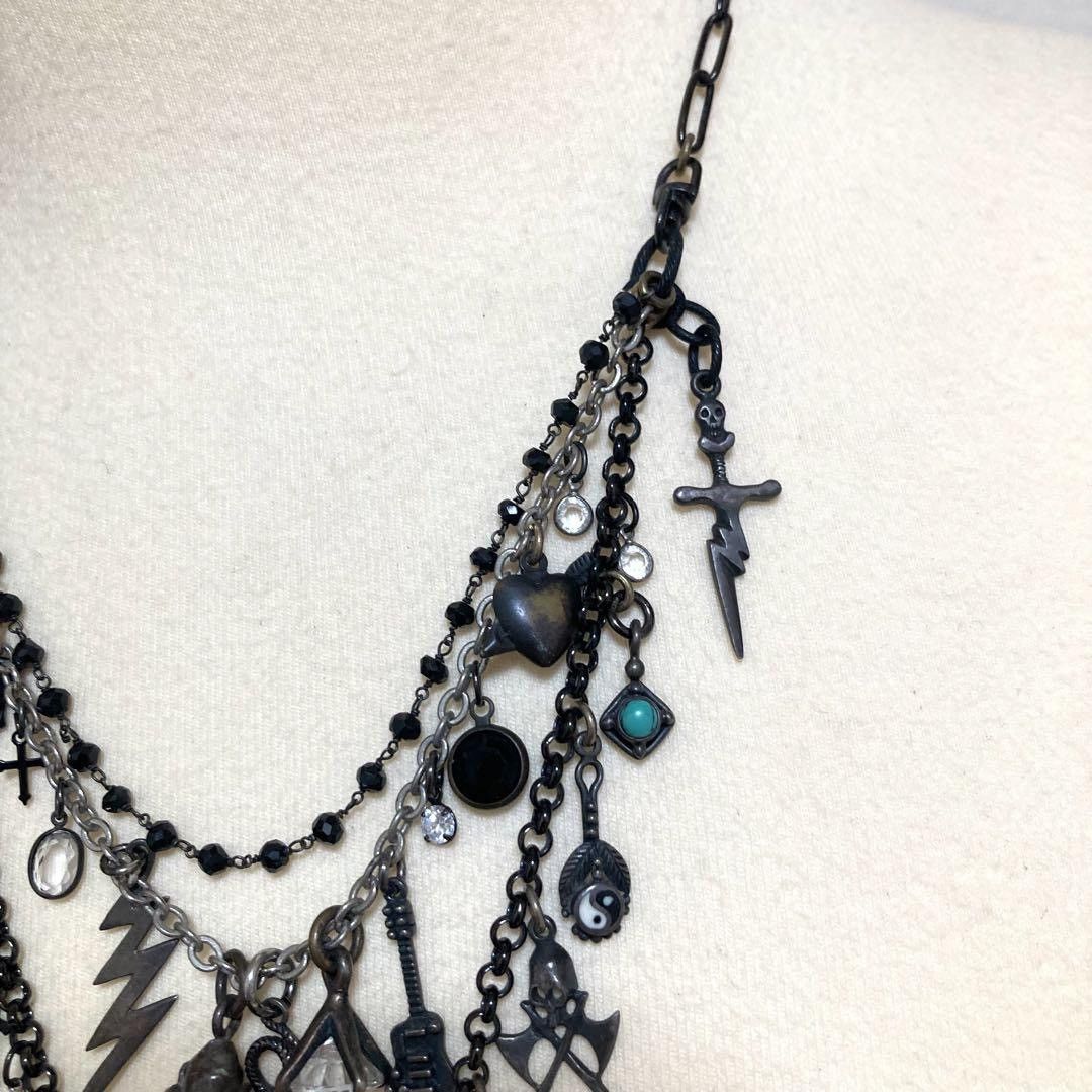 アクセサリー gunda TAROT NERO NECKLACE アクセサリー gunda TAROT NERO NECKLACE 2024 1st】gunda