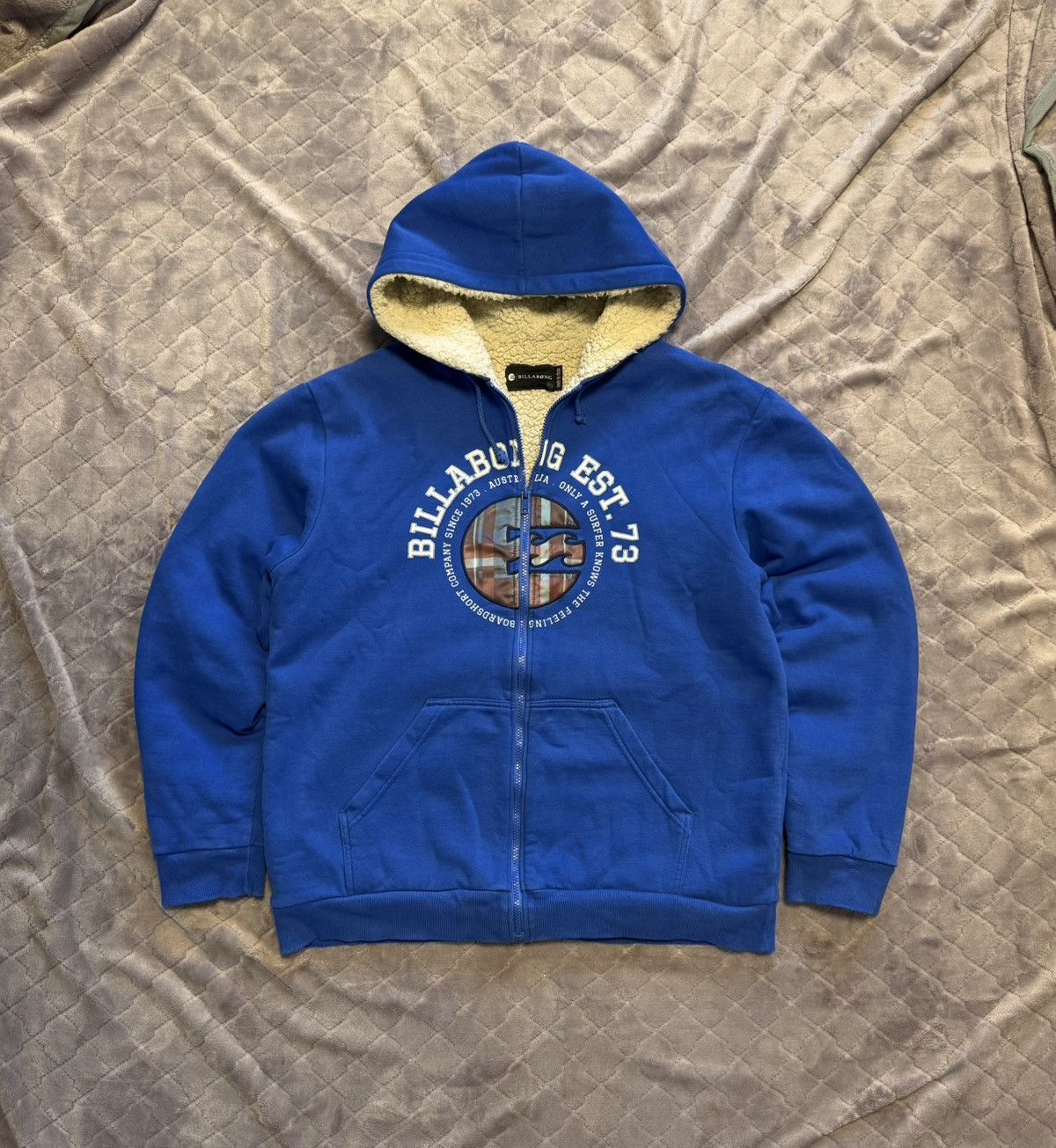 Billabong × Vintage Vintage y2k Billabong Surf Zip Up Hoodie Size US XL / EU 56 / 4 - 1 Thumbnail